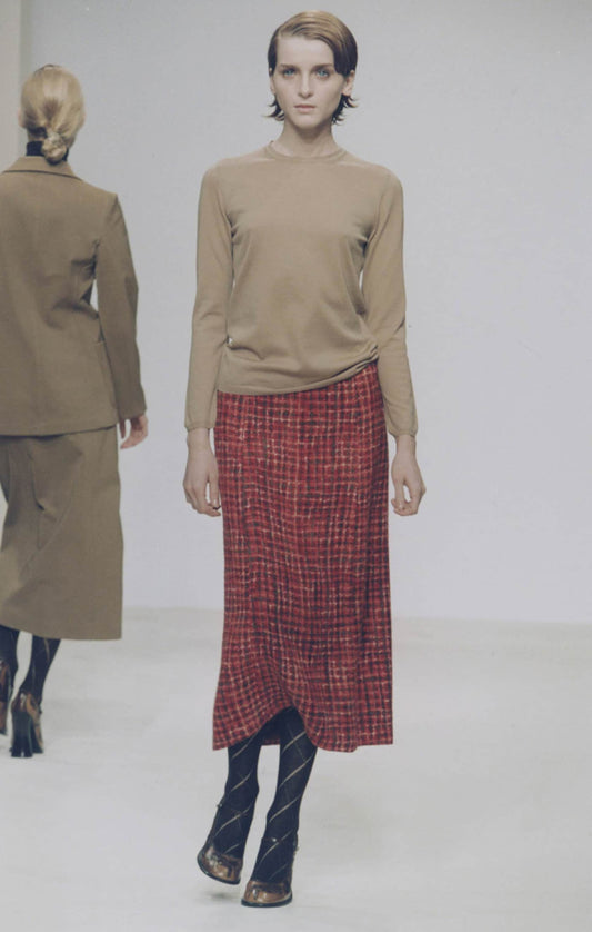 Prada FW 1996 red tweed jacket