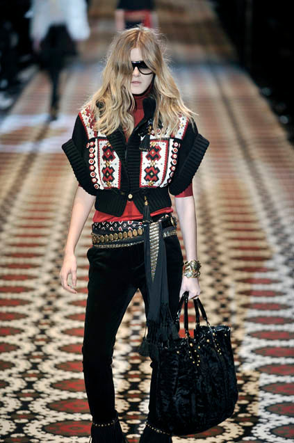 Gucci black GG canvas studded Pelham bag