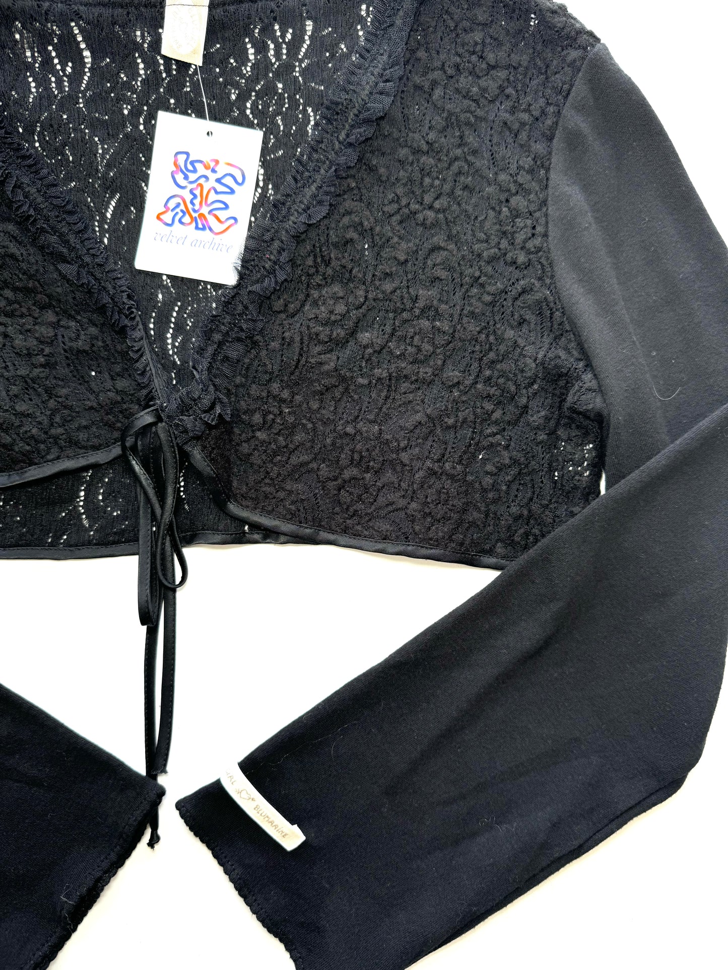 Blumarine black lace bolero