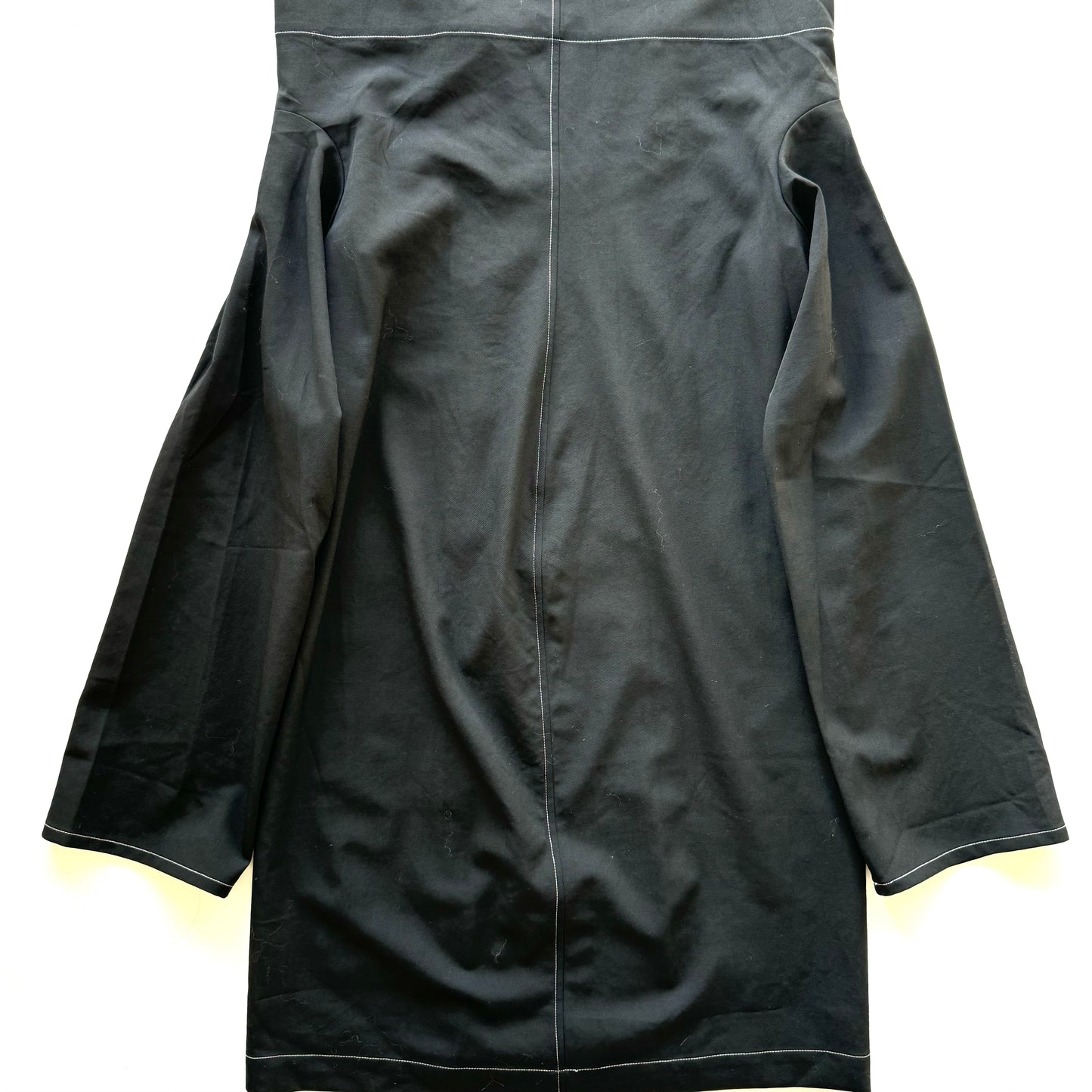Yohji Yamamoto Y’s black off-shoulder coat