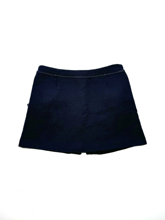 Kenzo navy wool skirt