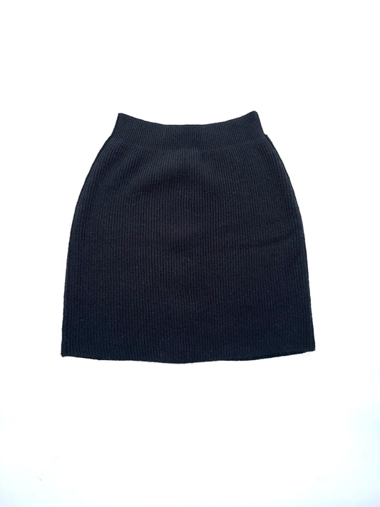 Sonya Rykiel black knit skirt