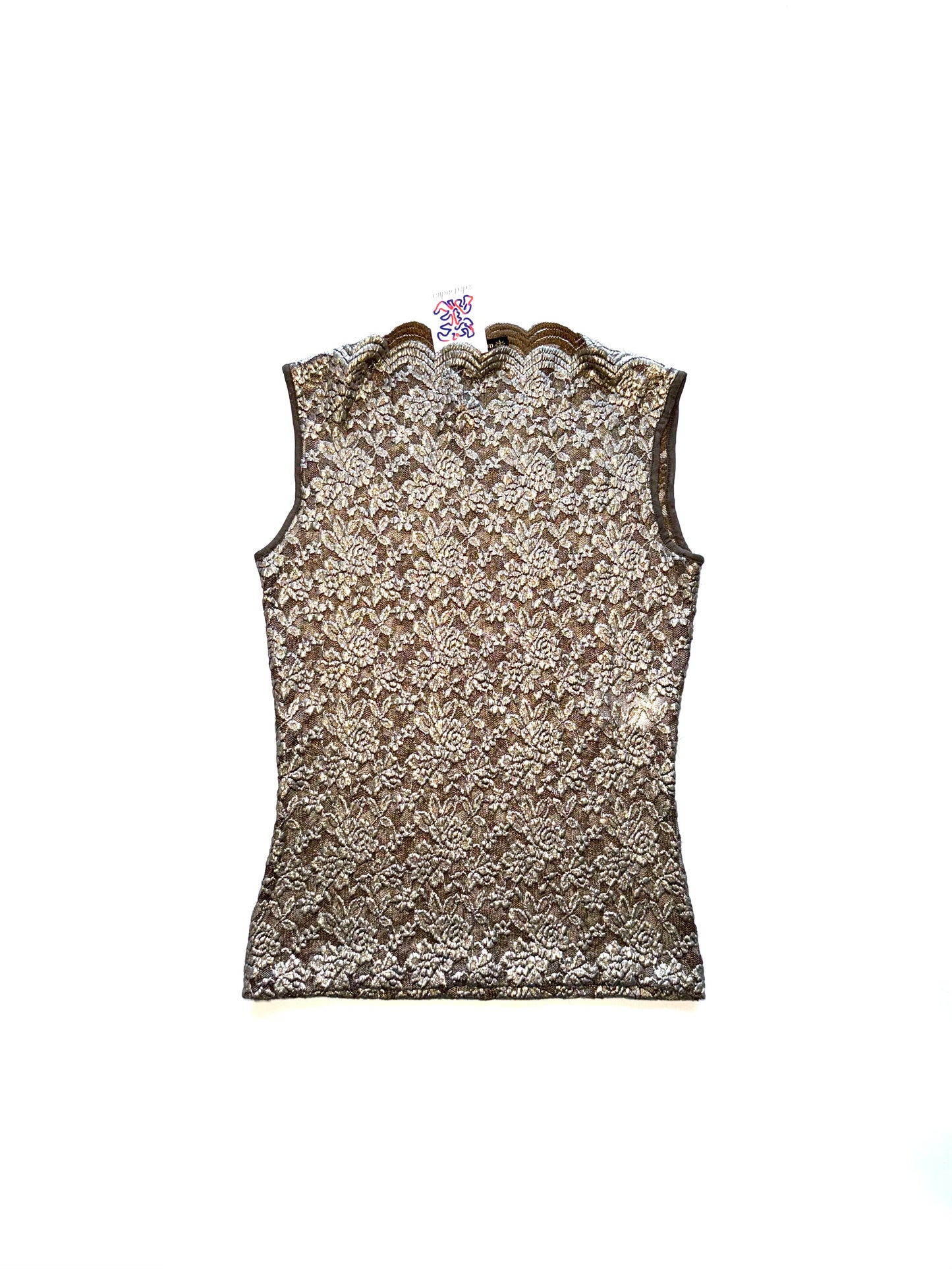 Plein Sud silver lace top