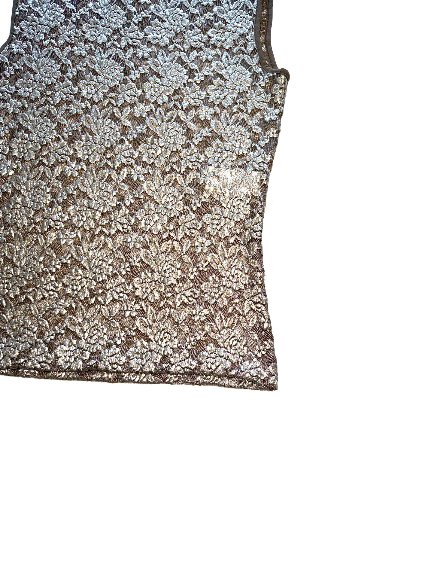 Plein Sud silver lace top
