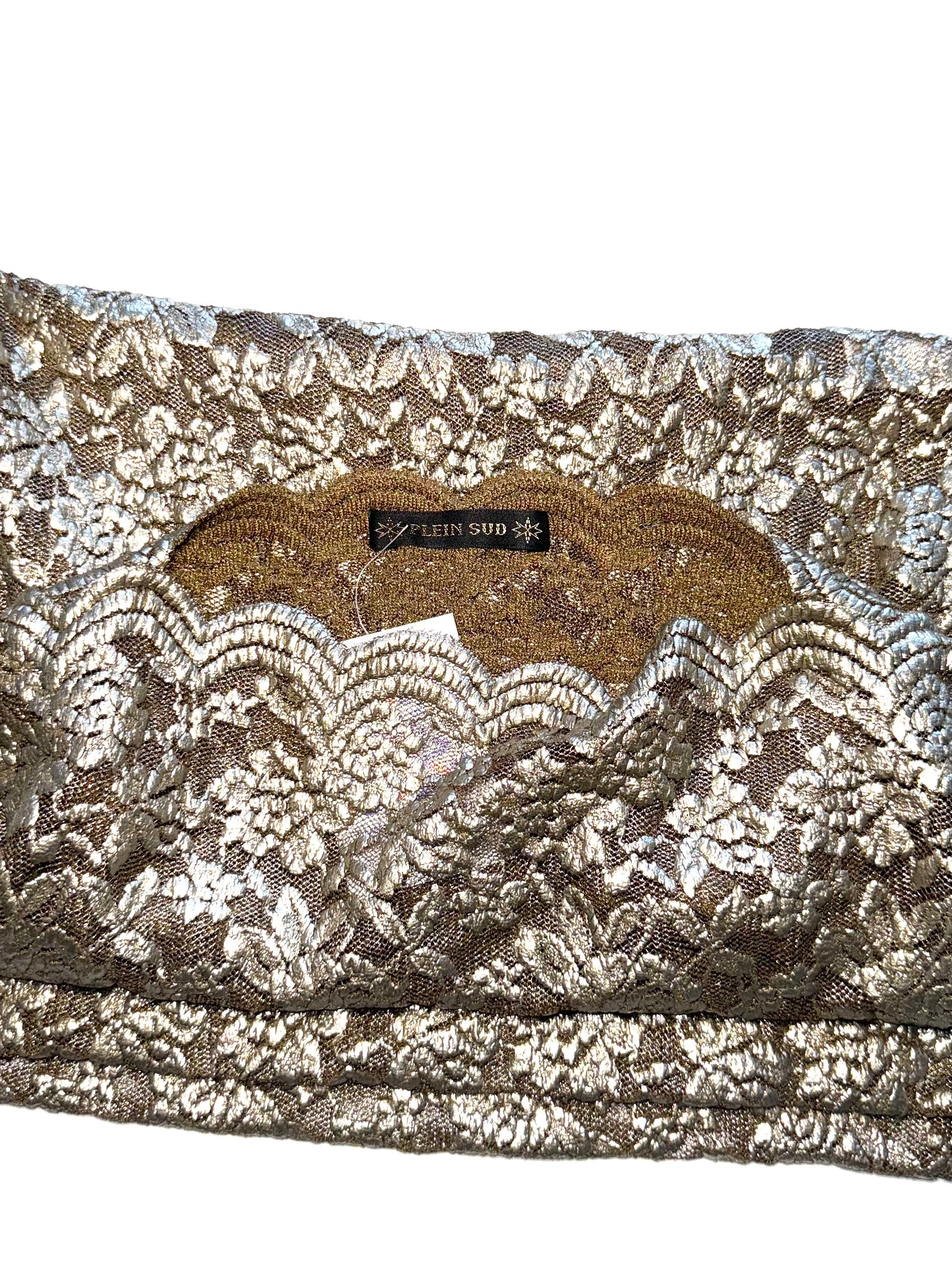 Plein Sud silver lace top