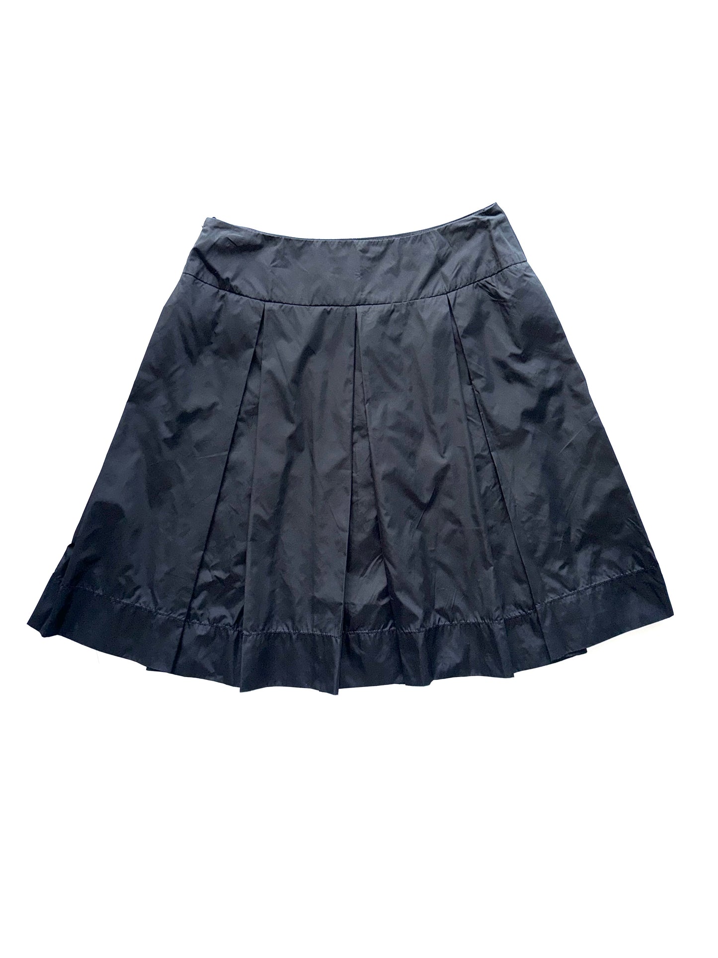 Prada 90s black nylon skirt