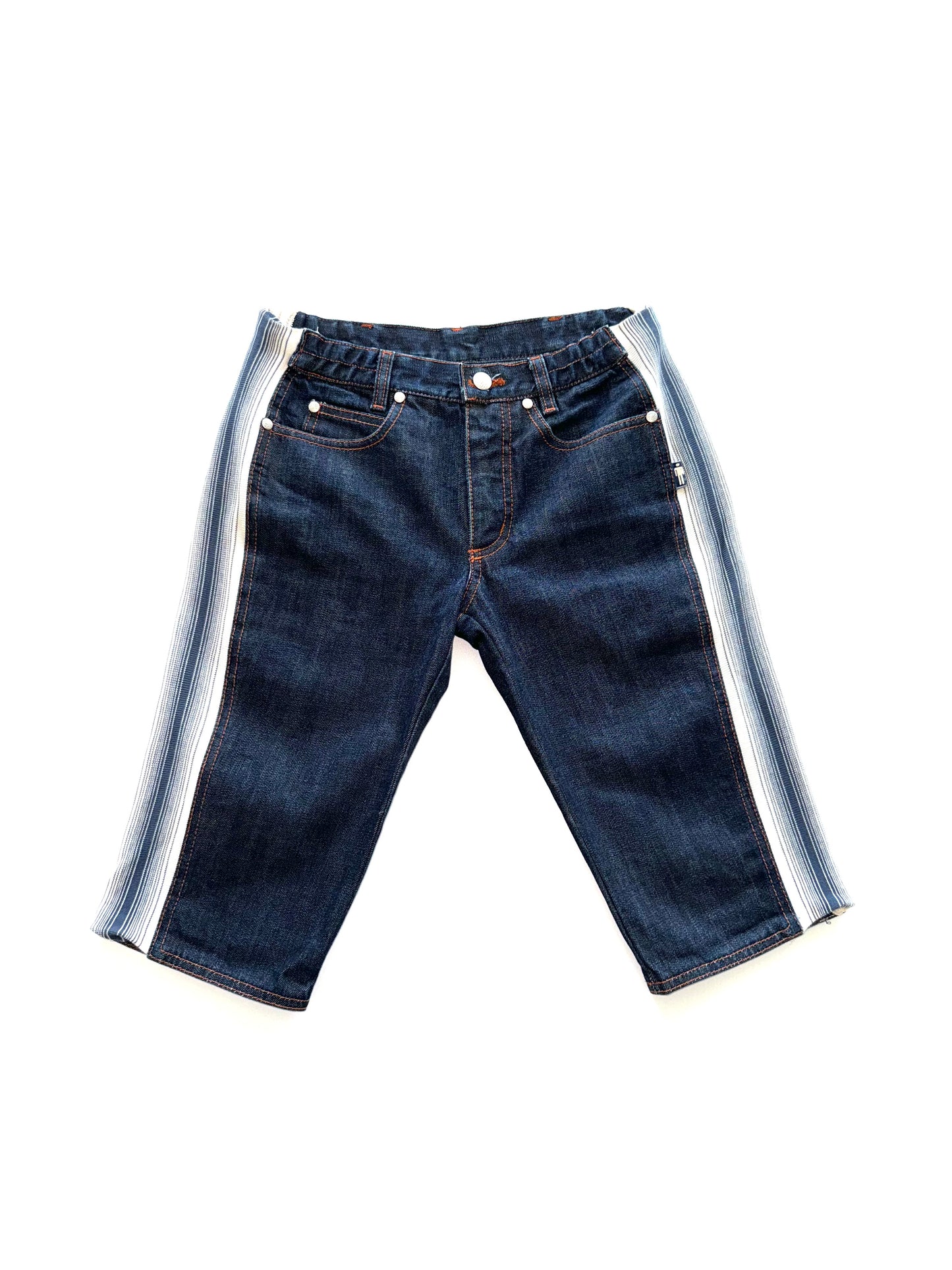 Jean Paul Gaultier cropped denim set