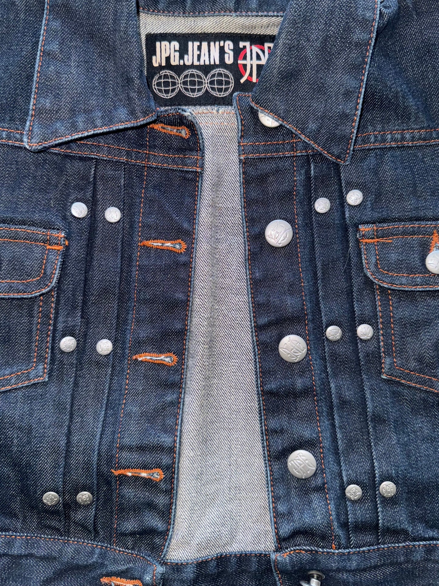 Jean Paul Gaultier cropped denim set