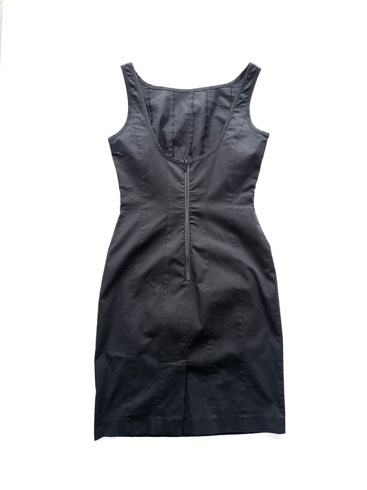 Prada black cotton dress