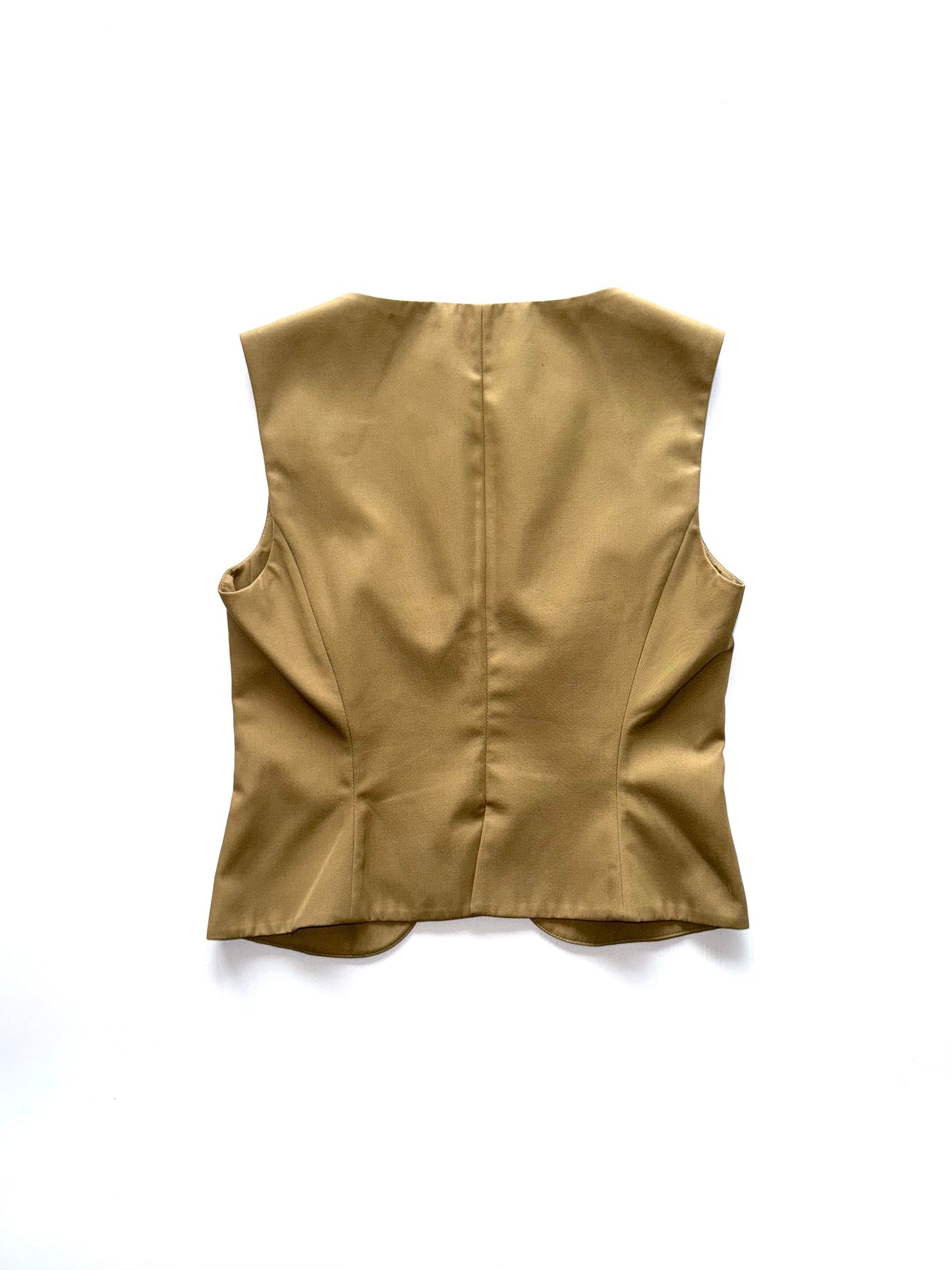 Miu Miu SS1998 khaki corset top