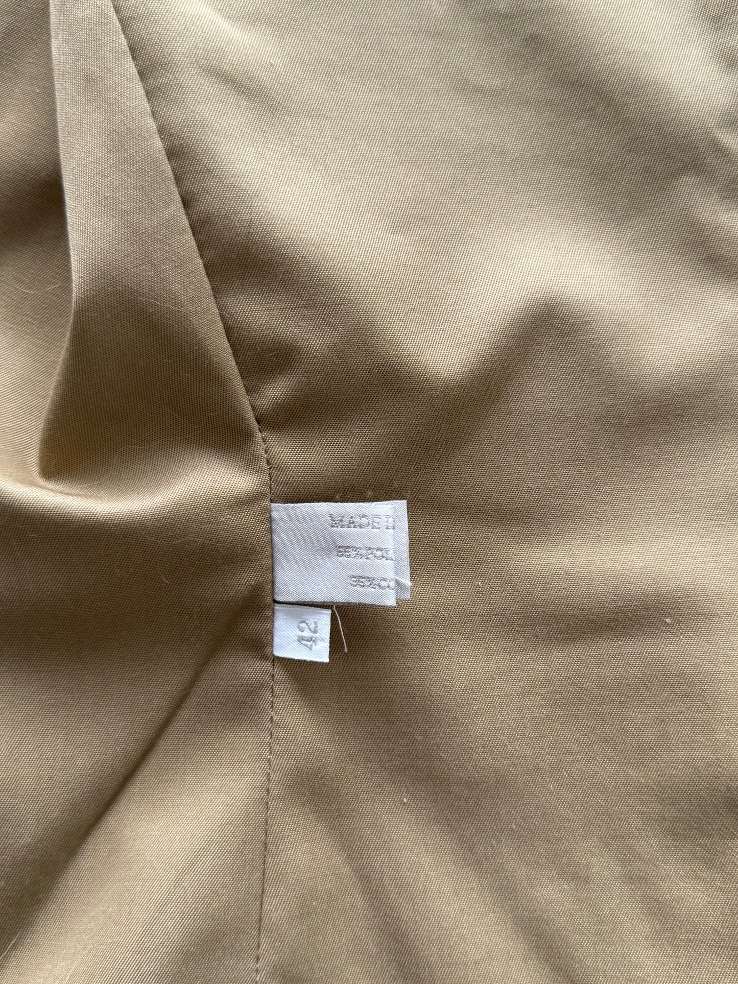 Miu Miu SS1998 khaki corset top