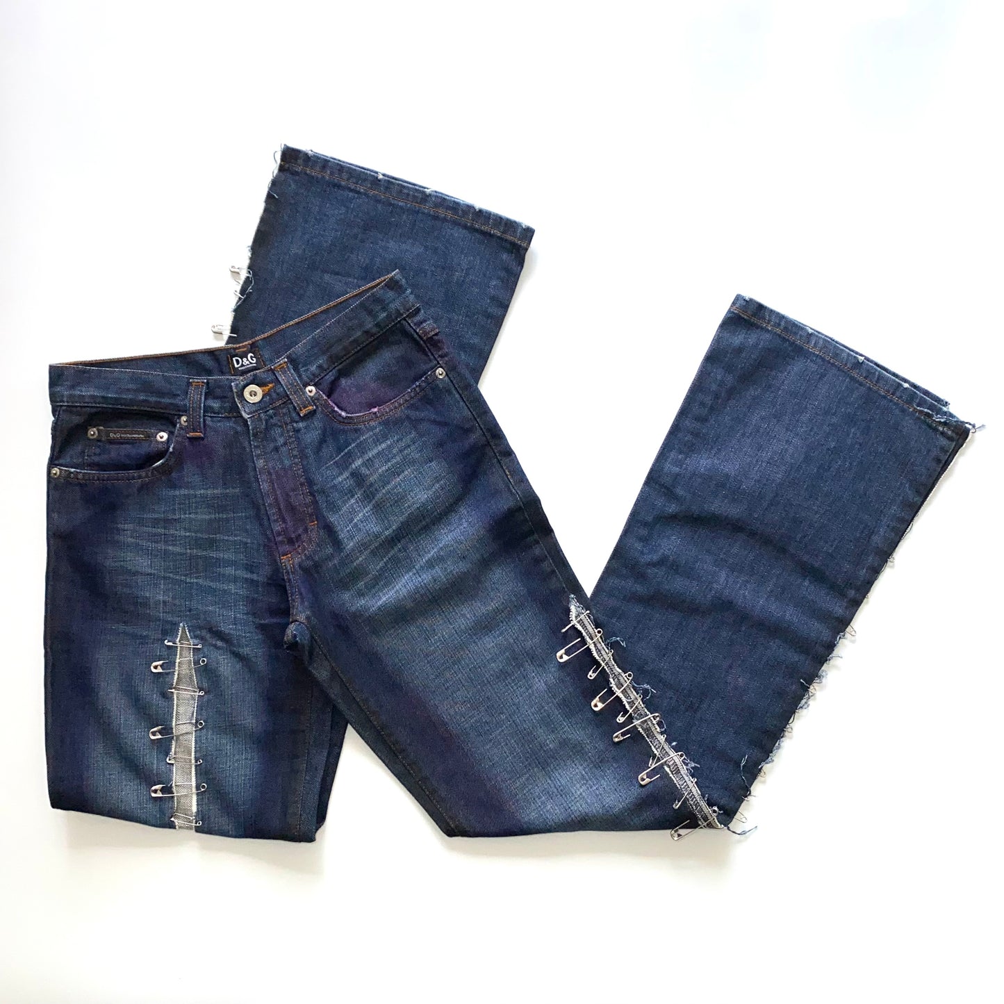 Dolce & Gabbana SS2001 safety pin jeans