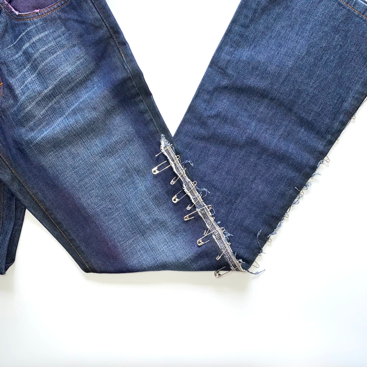 Dolce & Gabbana SS2001 safety pin jeans