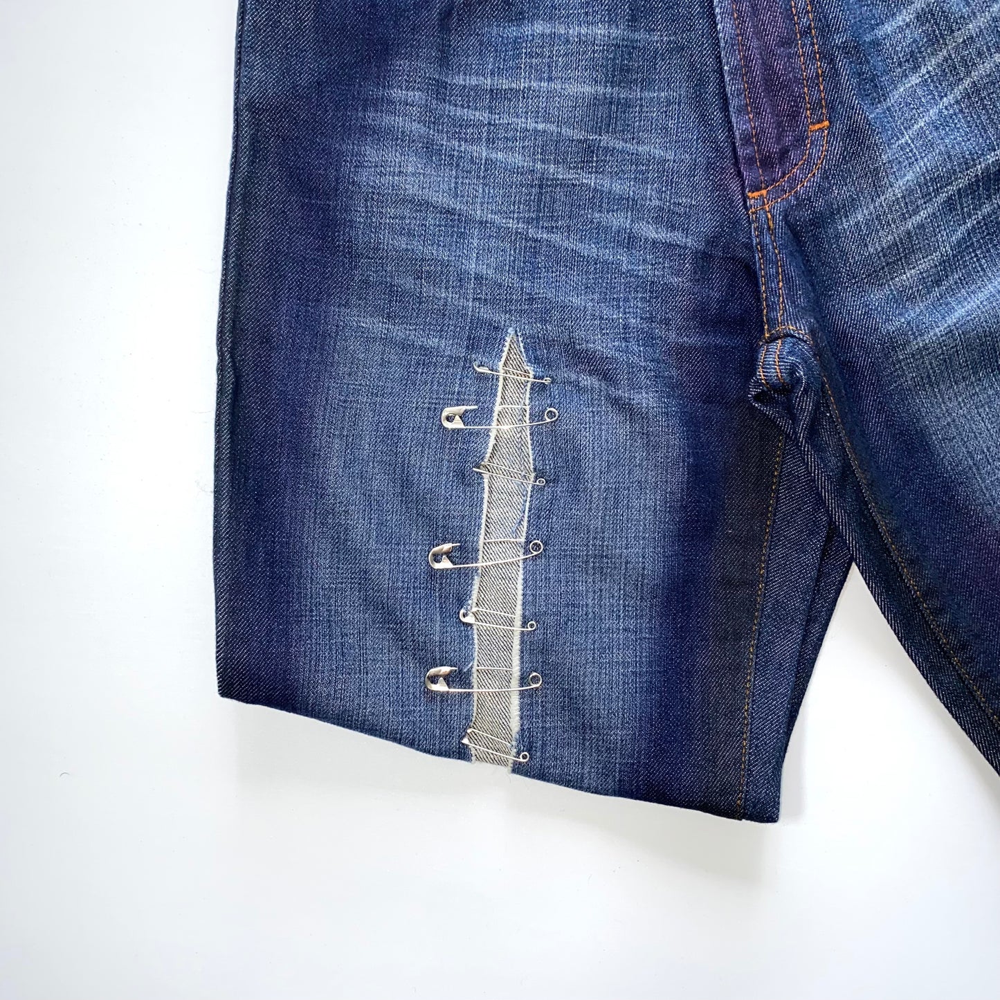 Dolce & Gabbana SS2001 safety pin jeans