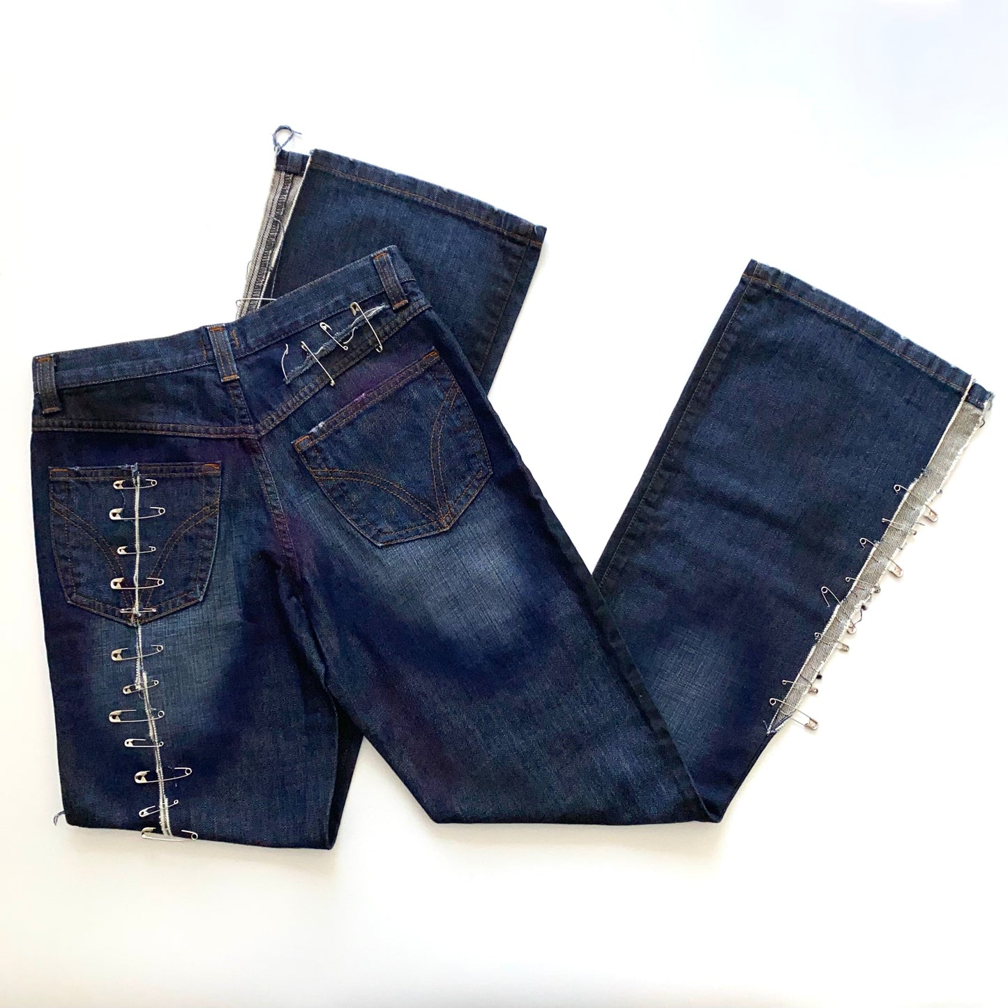 Dolce & Gabbana SS2001 safety pin jeans