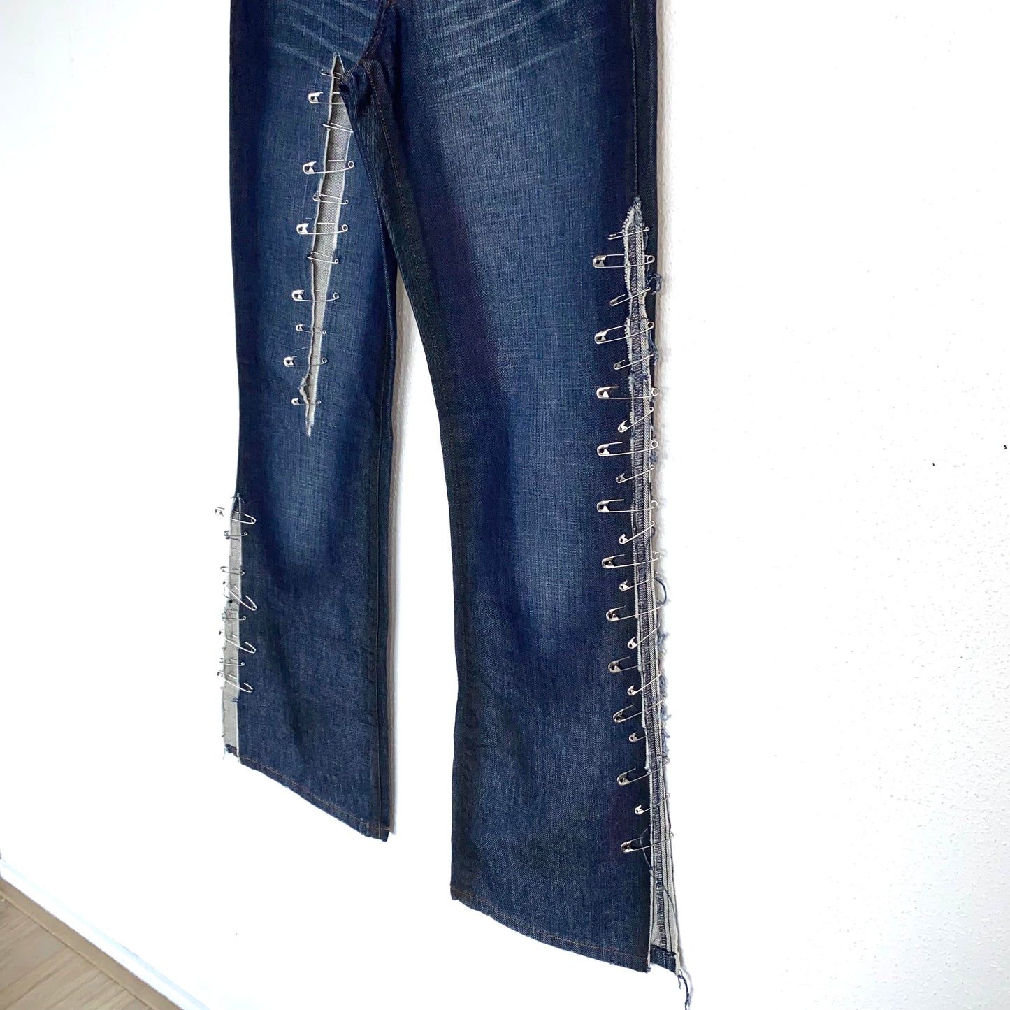Dolce & Gabbana SS2001 safety pin jeans