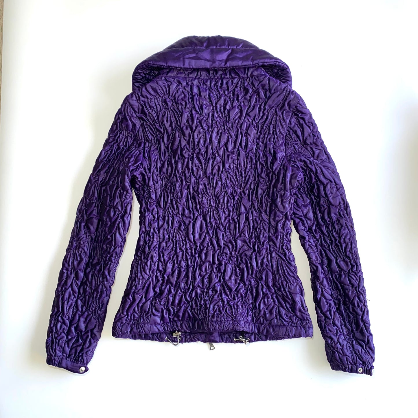 Prada 2000s purple matelasse jacket