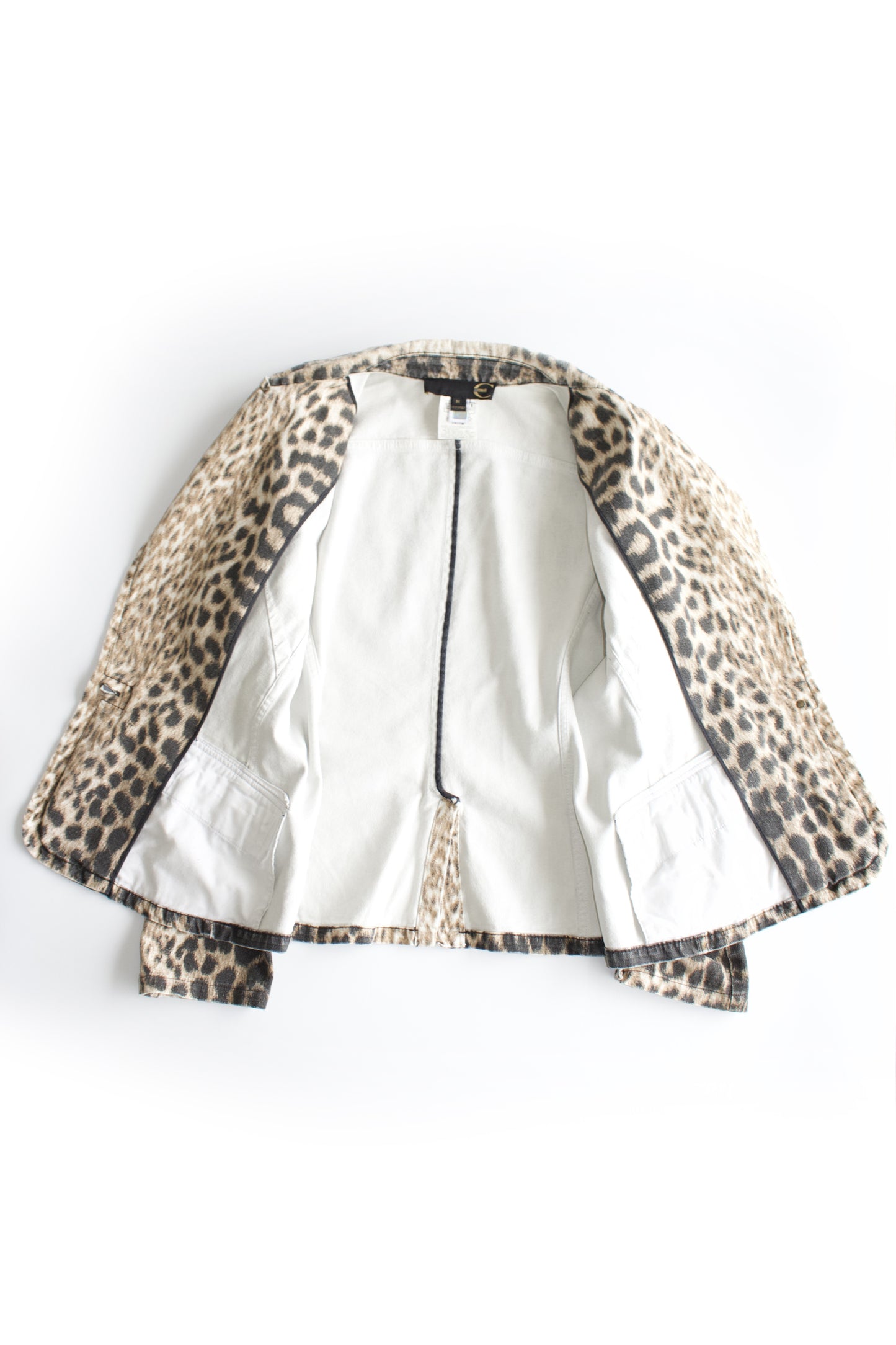 Roberto Cavalli 2000s cheetah print blazer