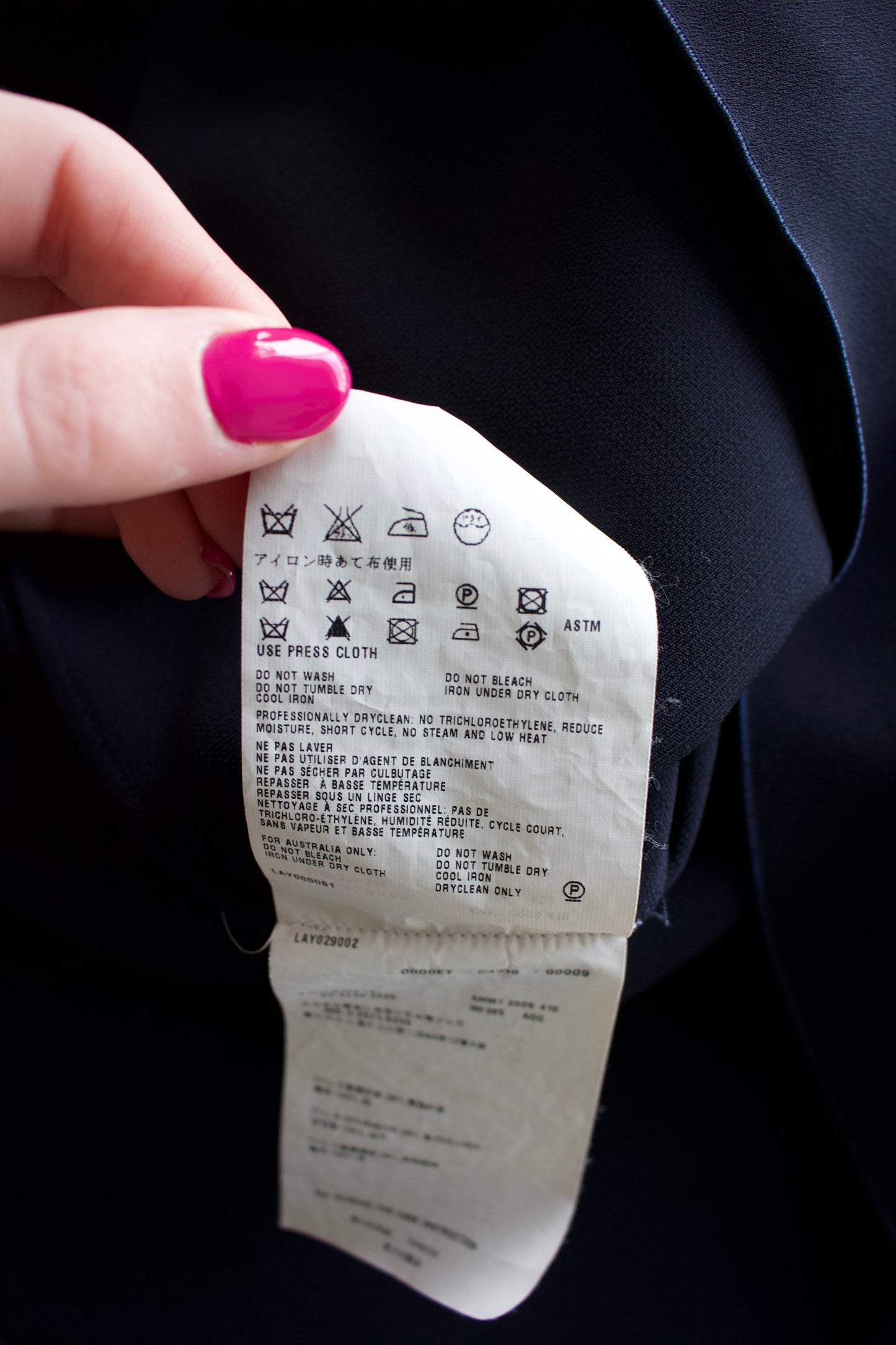 Miu Miu FW 2009 black asymmetrical cocktail dress