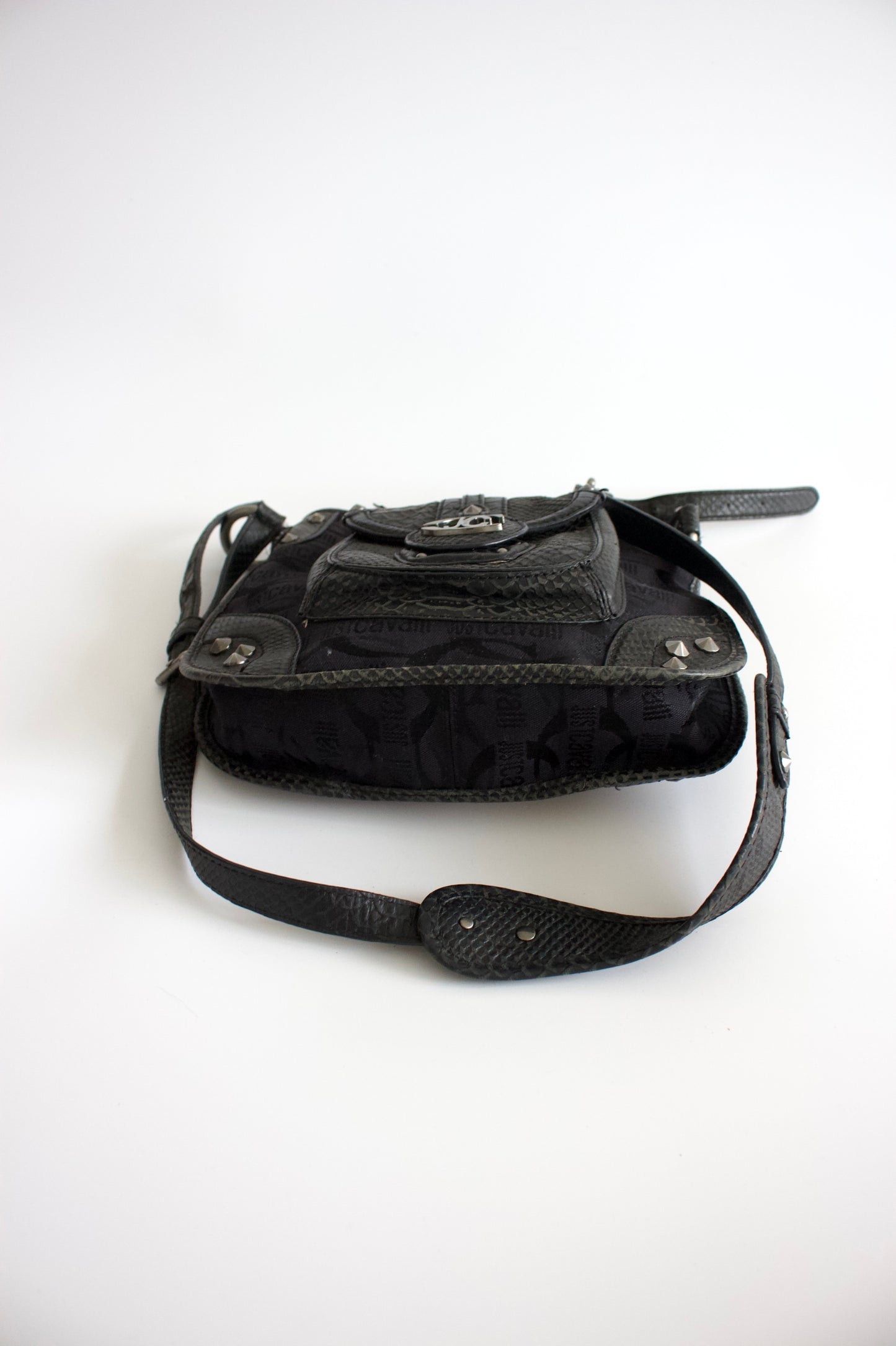 Just Cavalli black crossbody bag