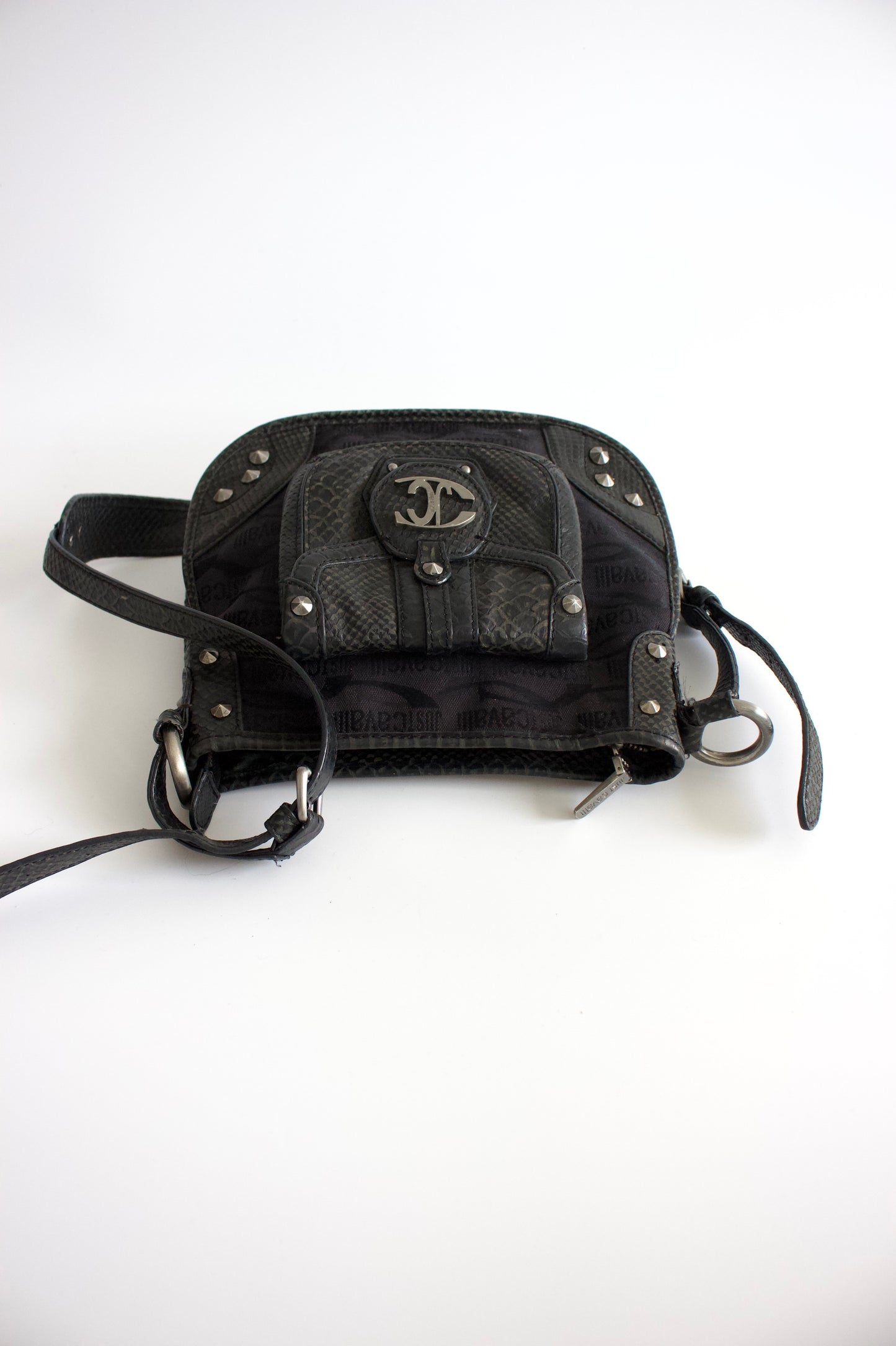 Just Cavalli black crossbody bag