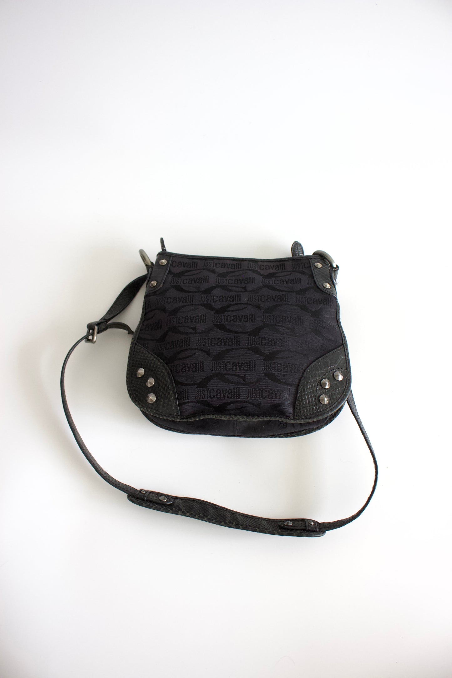 Just Cavalli black crossbody bag