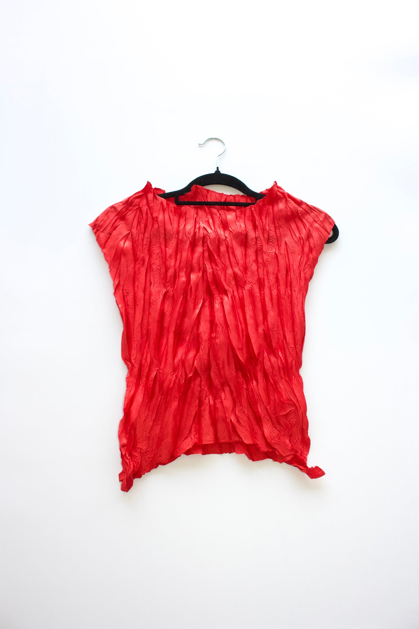 Issey Miyake 2000s red top