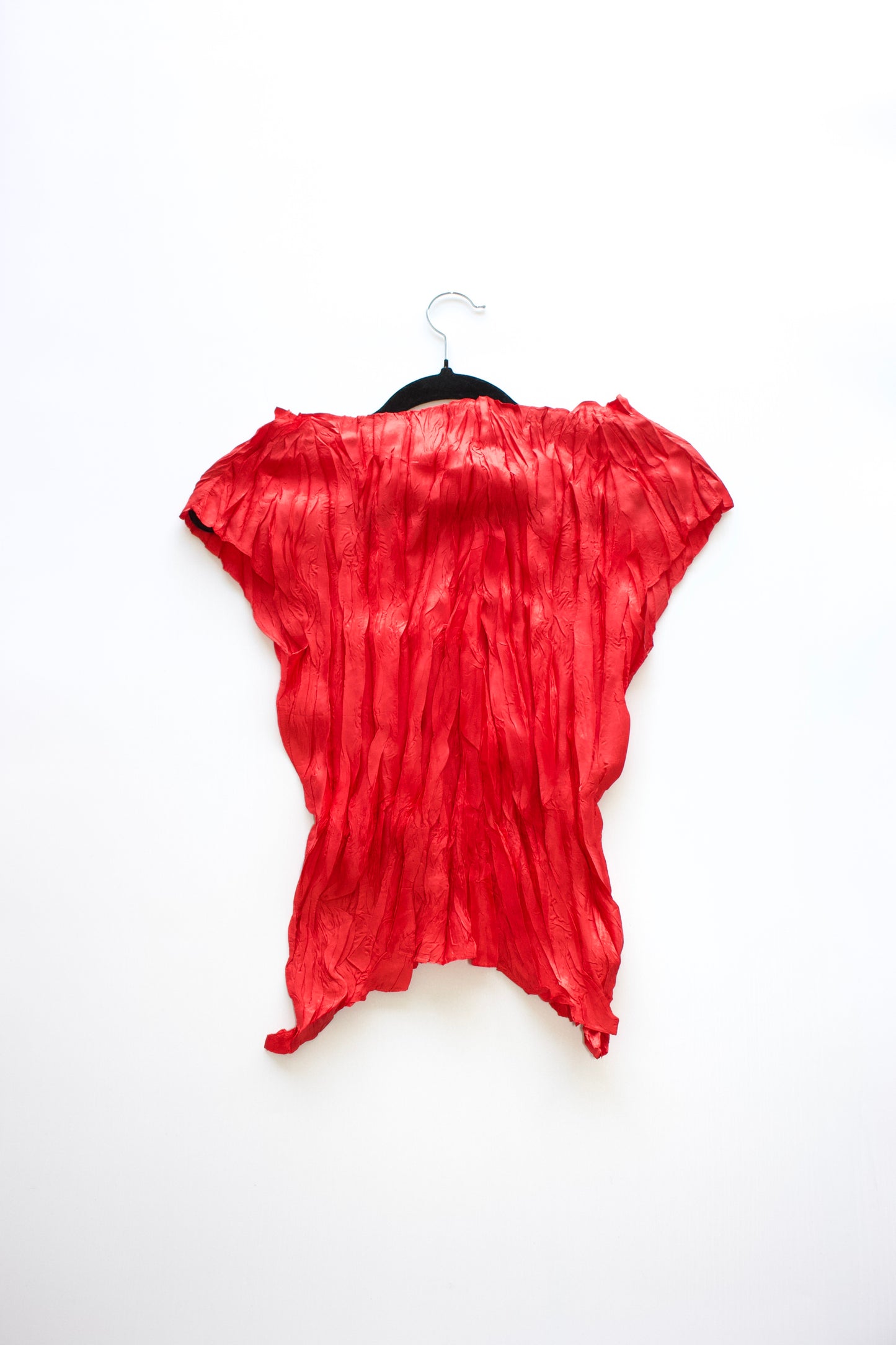Issey Miyake 2000s red top