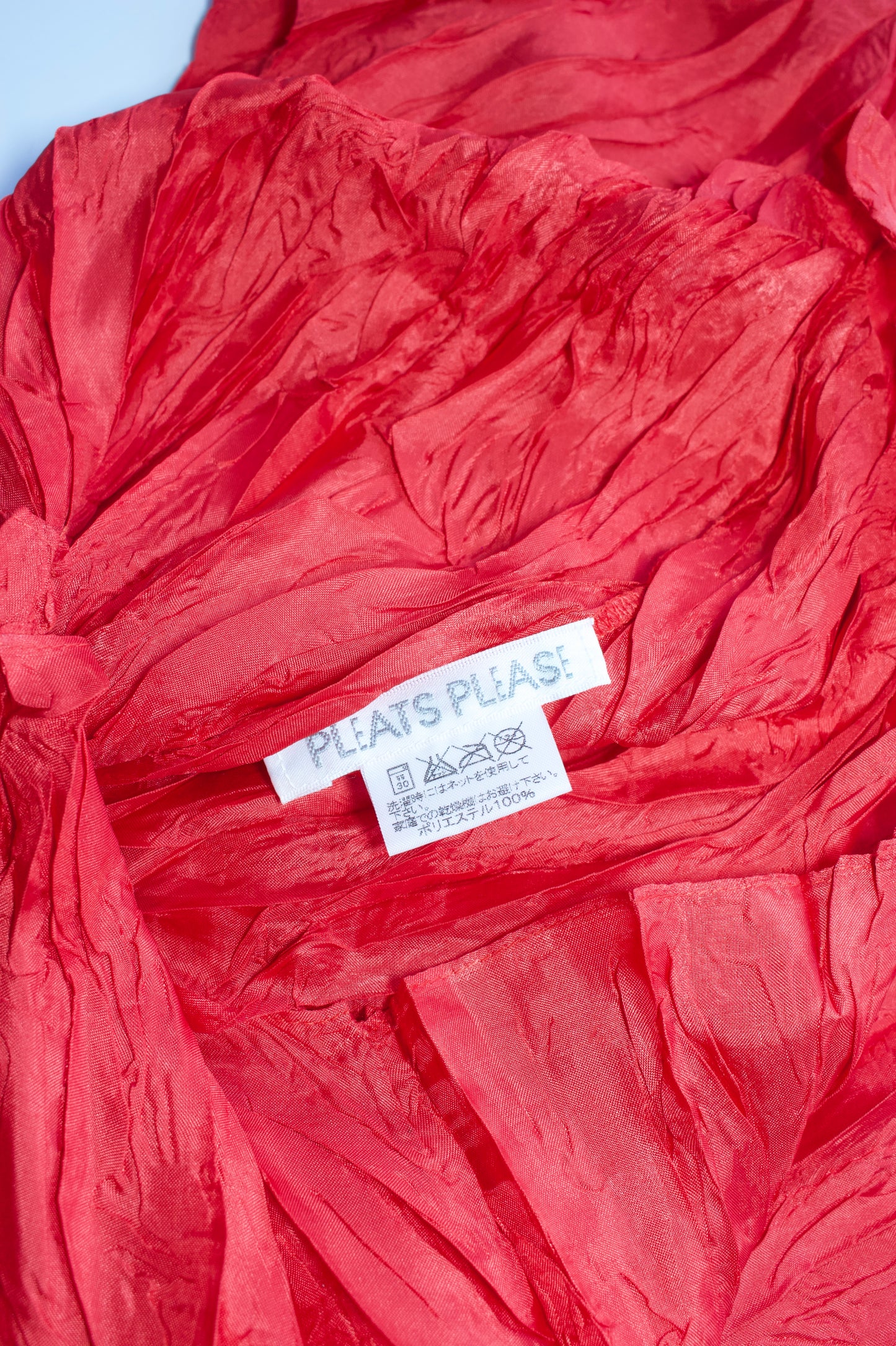 Issey Miyake 2000s red top