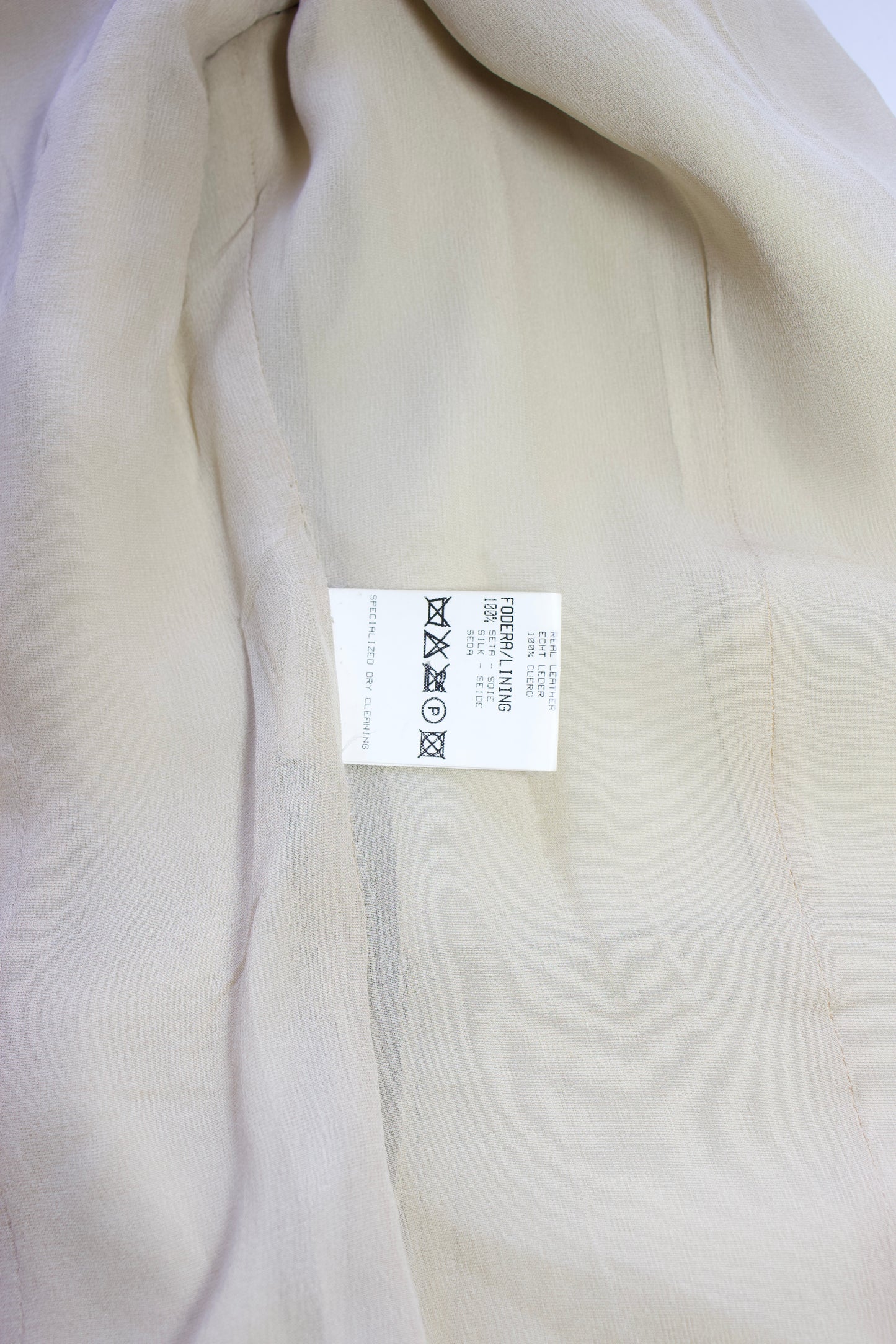Roberto Cavalli 2000s silver leather jacket