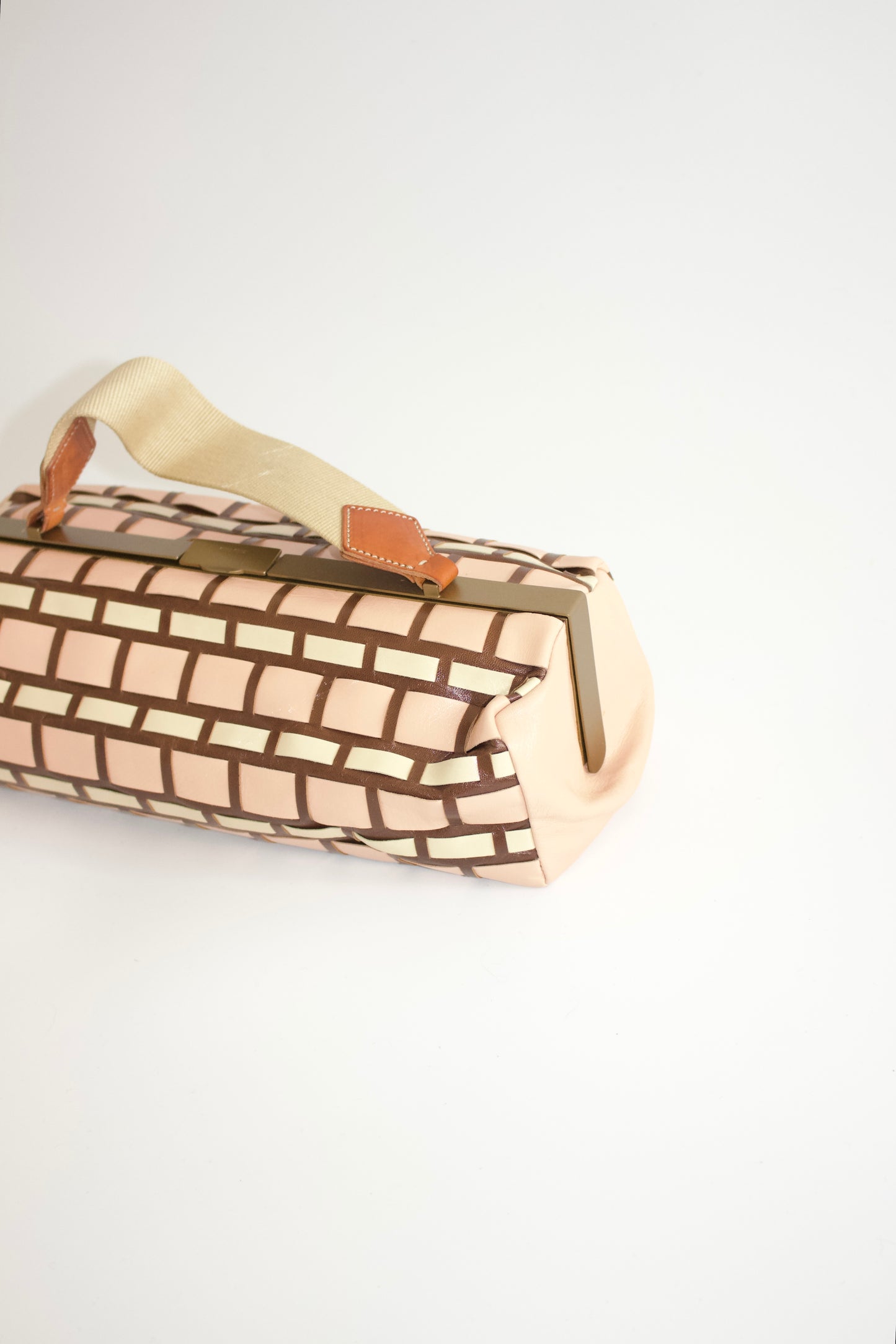 Miu Miu SS2001 geometric print handbag