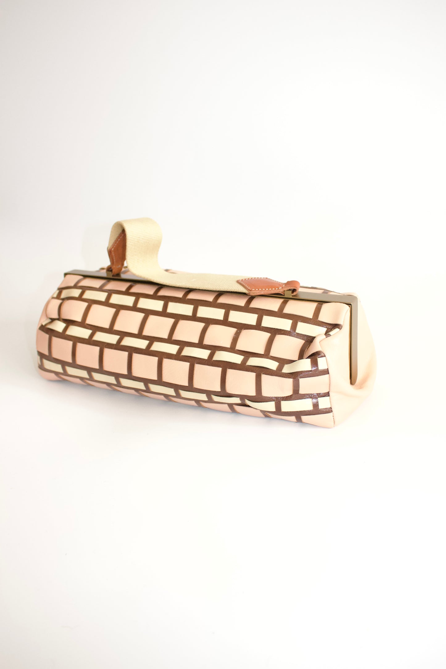 Miu Miu SS2001 geometric print handbag