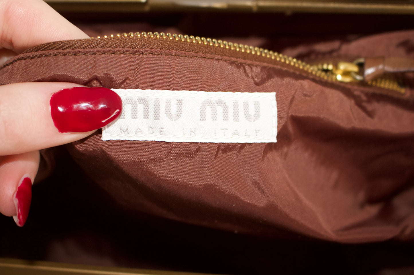 Miu Miu SS2001 geometric print handbag