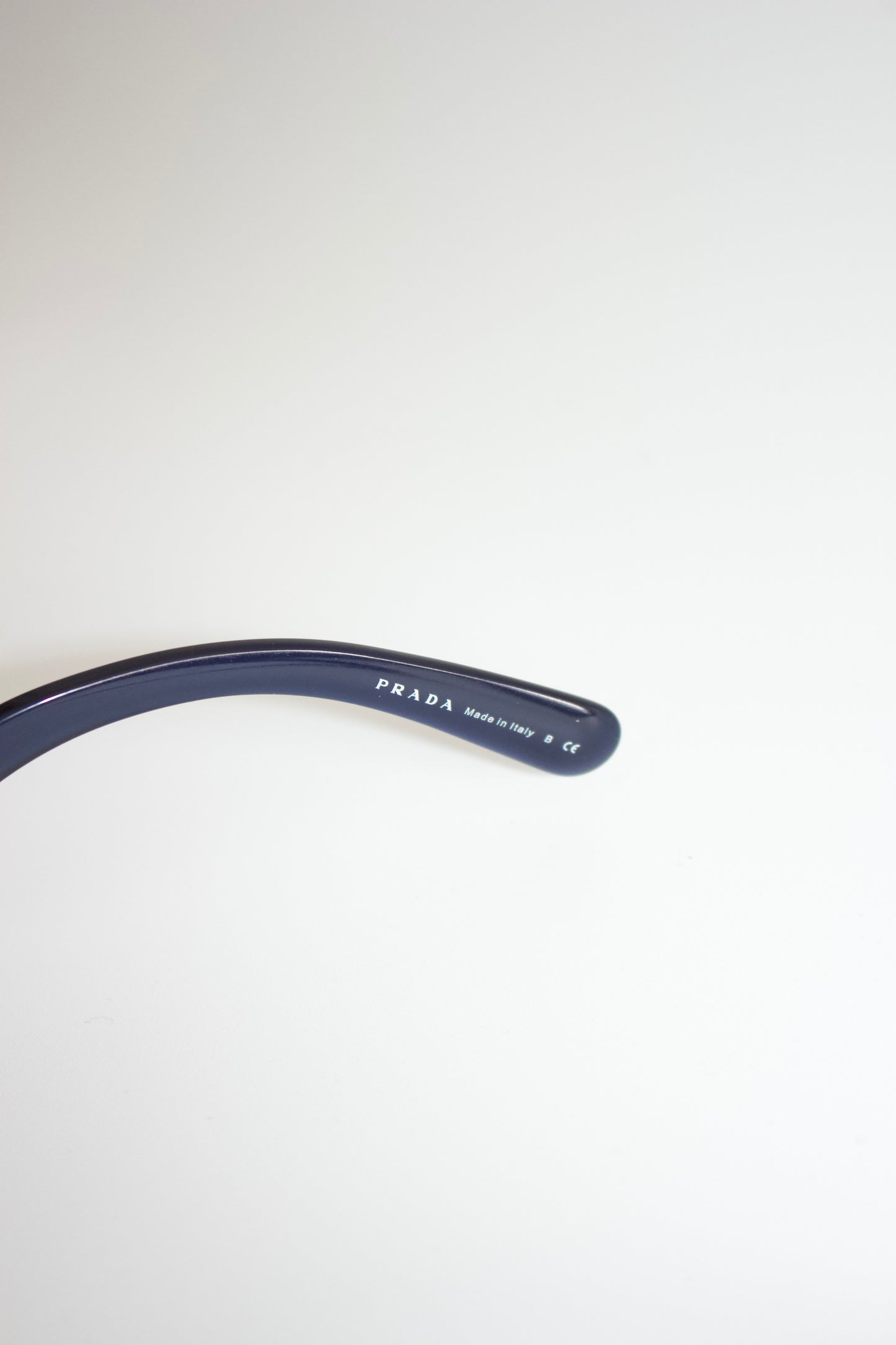 Prada Minimal Baroque navy sunglasses