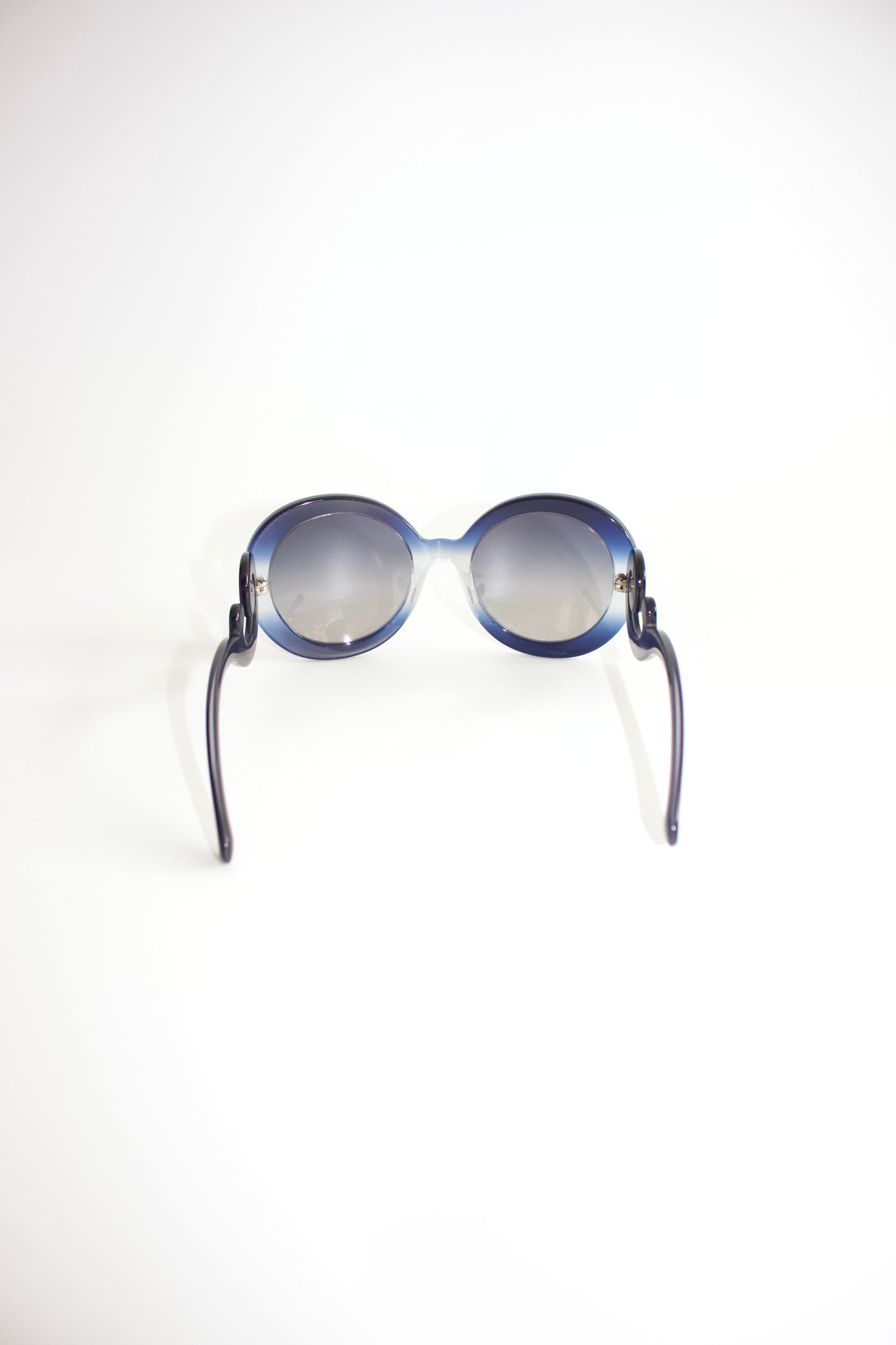Prada Minimal Baroque navy sunglasses