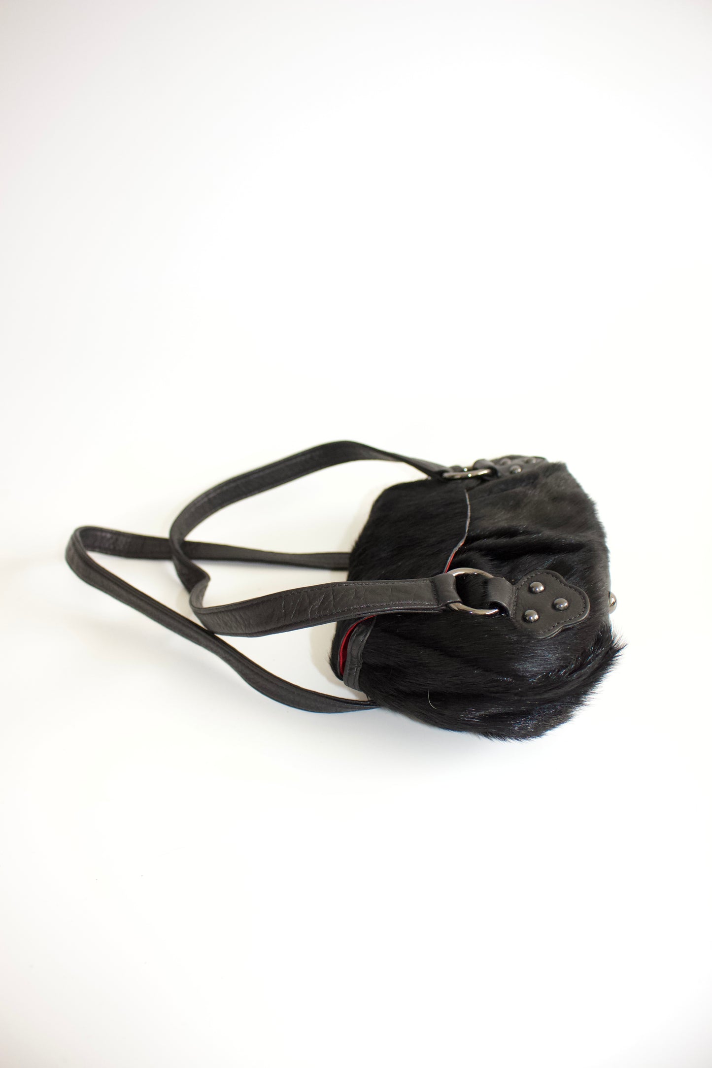 Chrisian Lacroix black fur bag