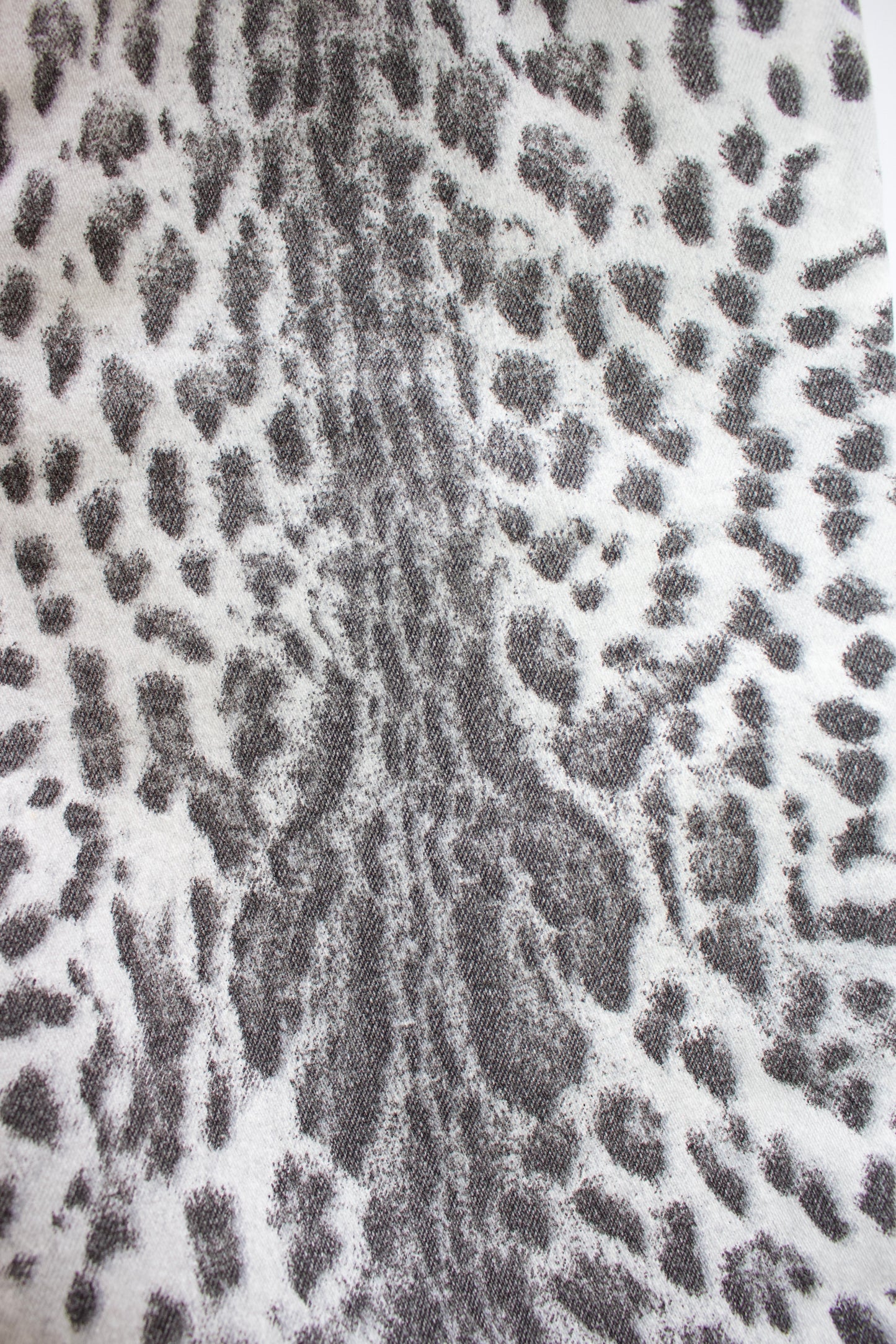 Roberto Cavalli cheetah print jeans