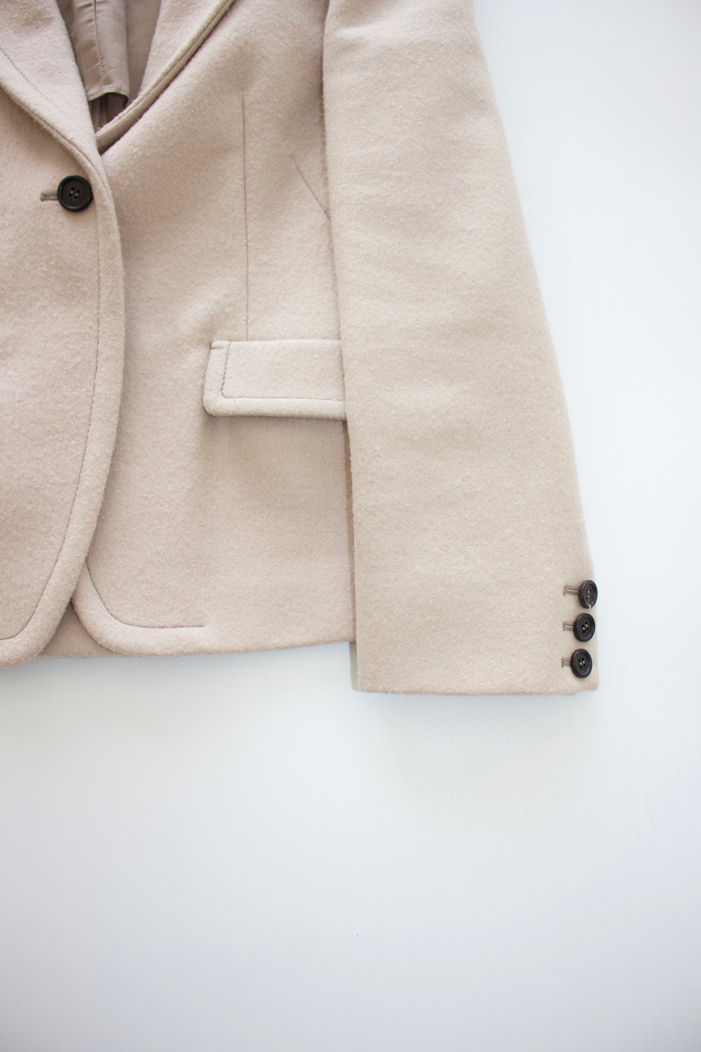 Miu Miu cream wool blazer