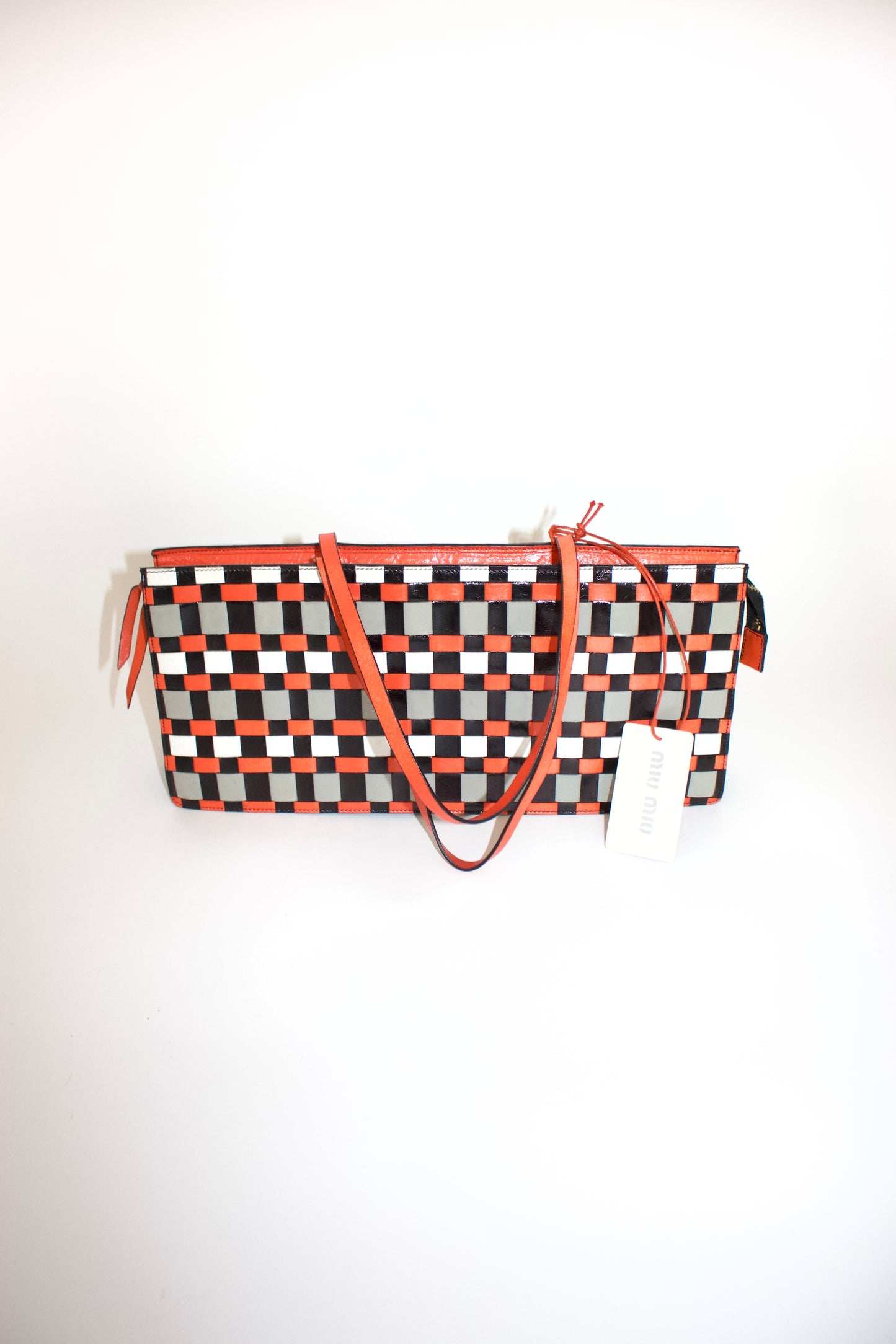 Miu Miu SS 2001 geometric print bag