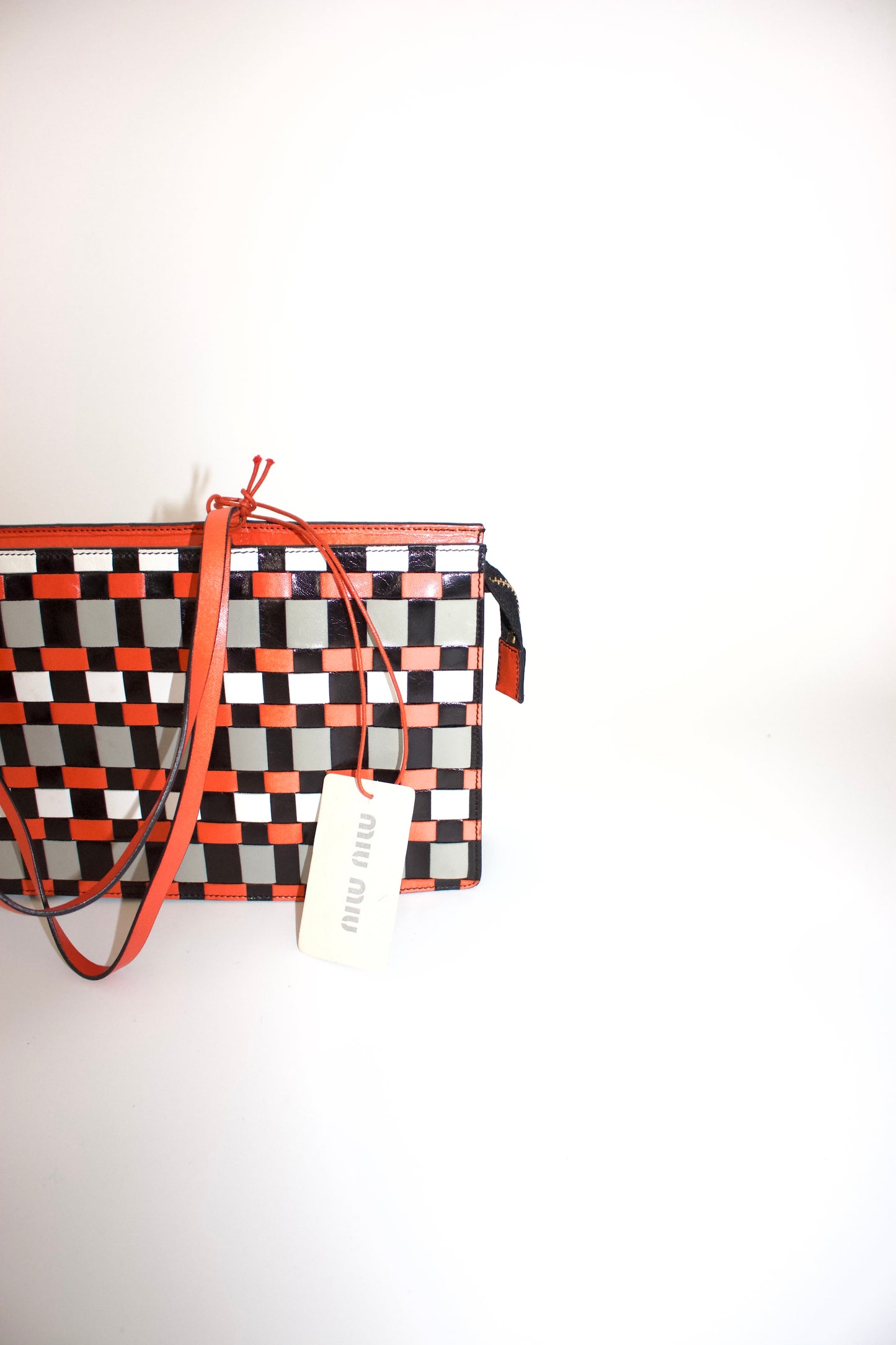 Miu Miu SS 2001 geometric print bag