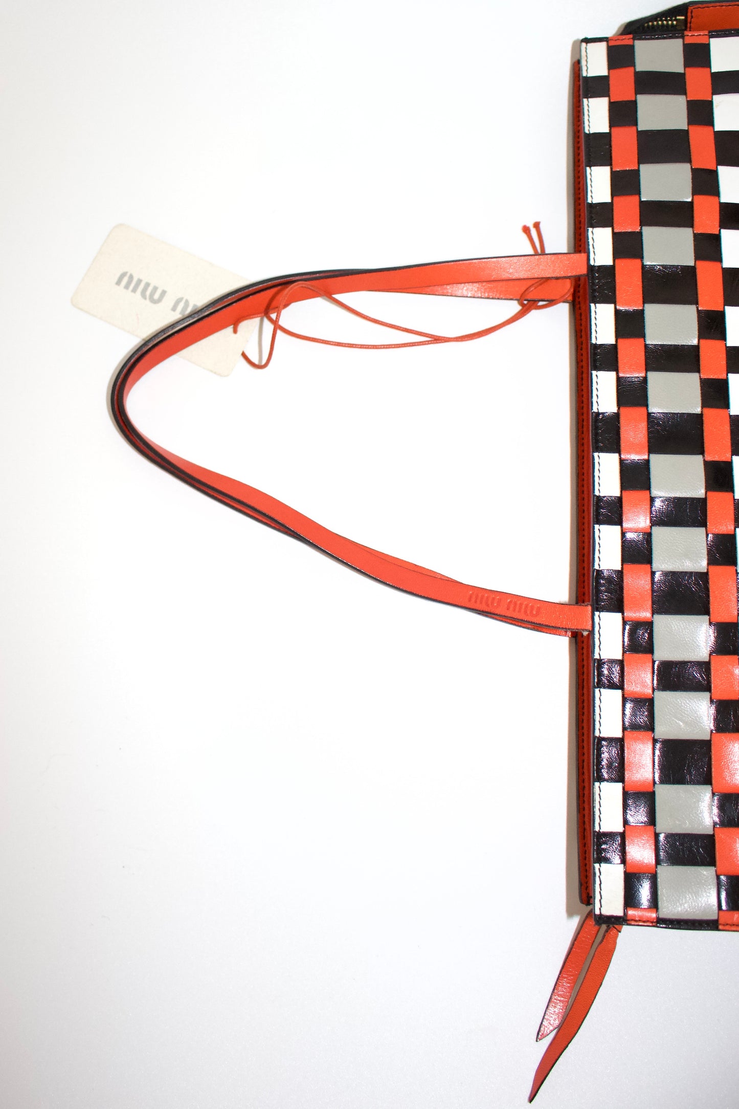 Miu Miu SS 2001 geometric print bag
