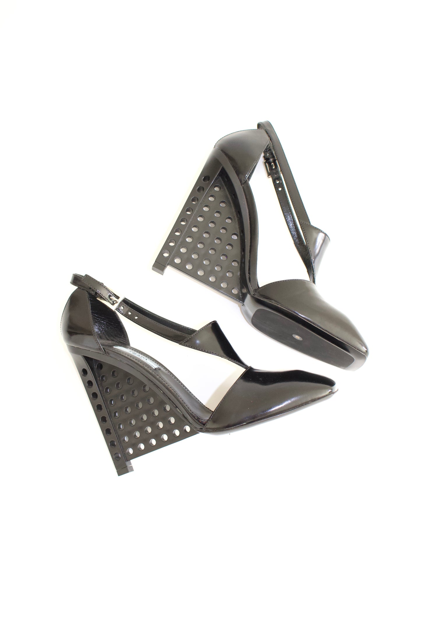 Prada FW2014 black wedges
