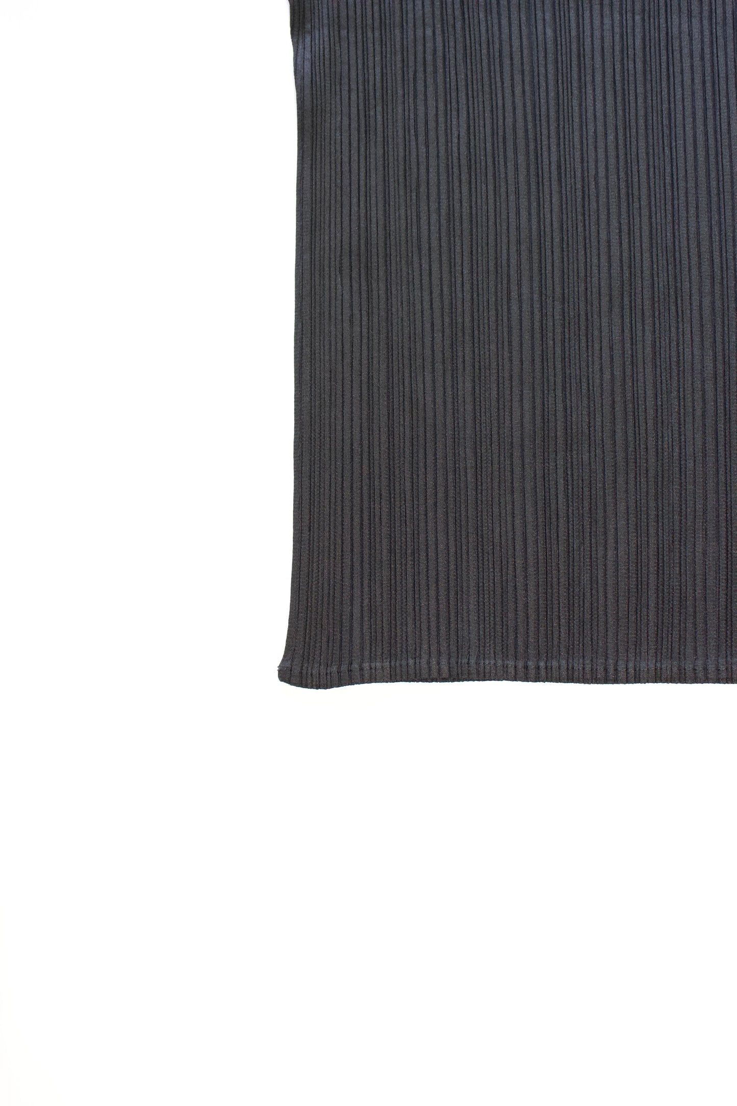 Issey Miyake Pleats Please 2005 black sleevless top