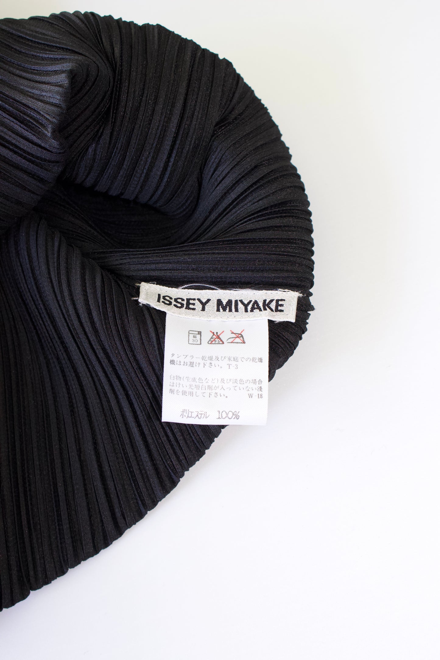 Issey Miyake Pleats Please 2005 black sleevless top