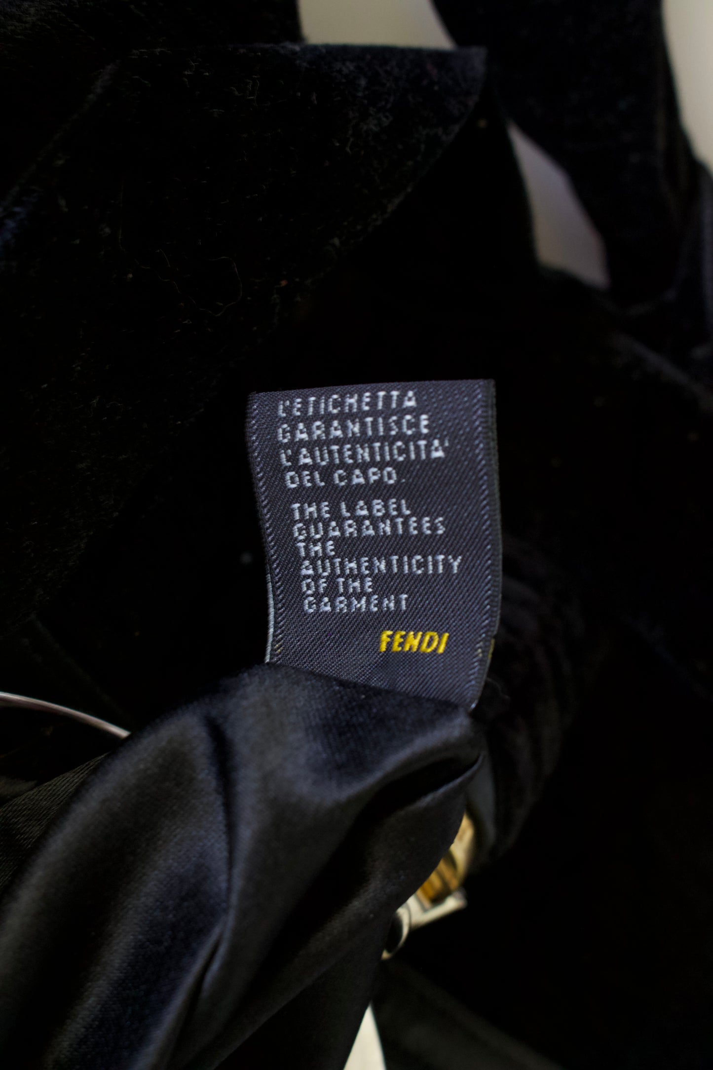 Fendi FW 2005 black lace Spy bag