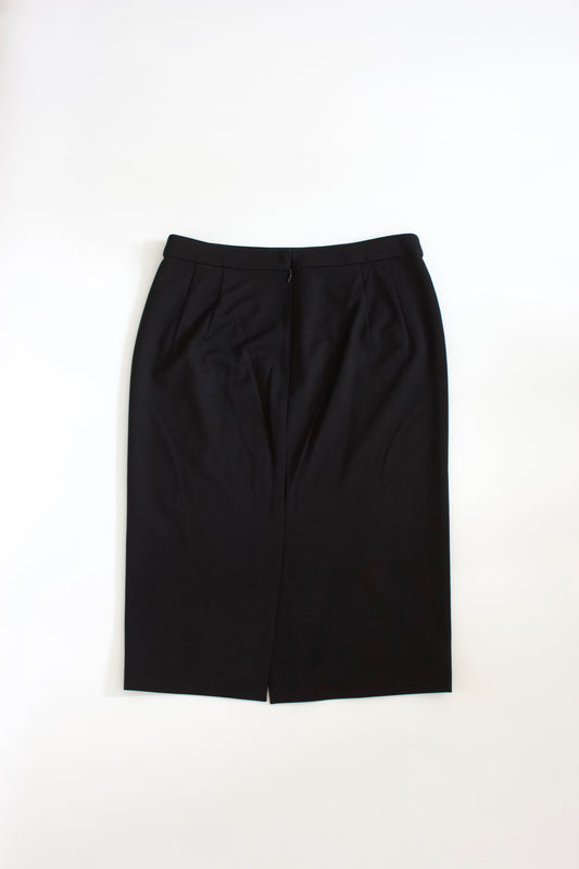 Moschino black skirt with lace-up detailing