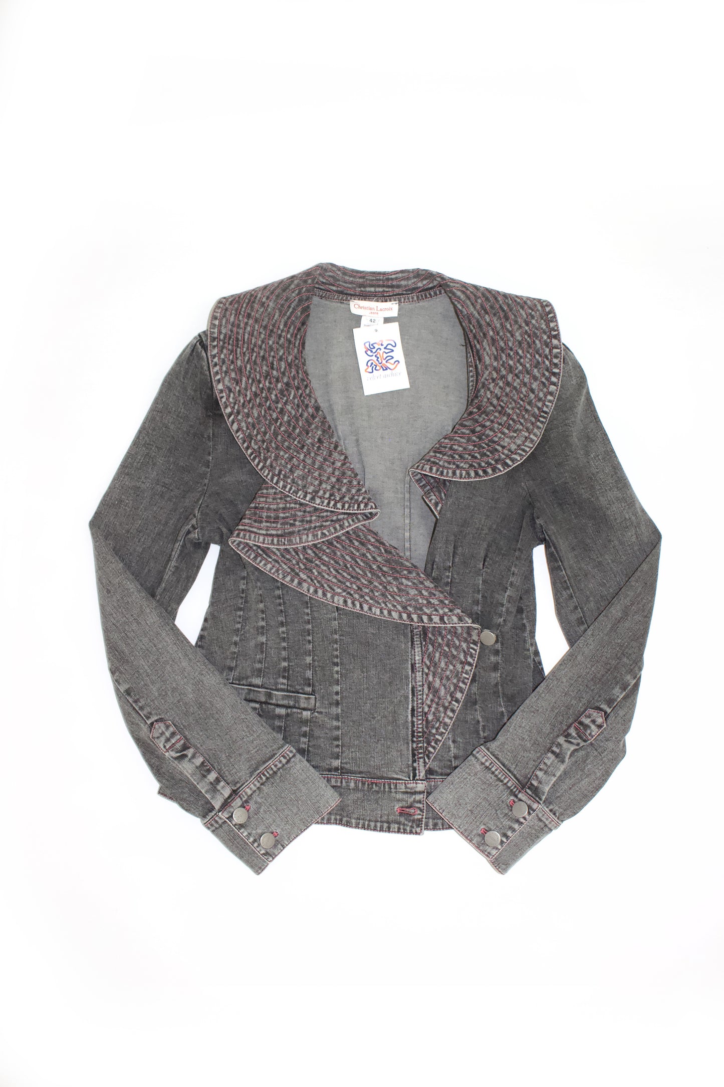 Christian Lacroix grey denim jacket