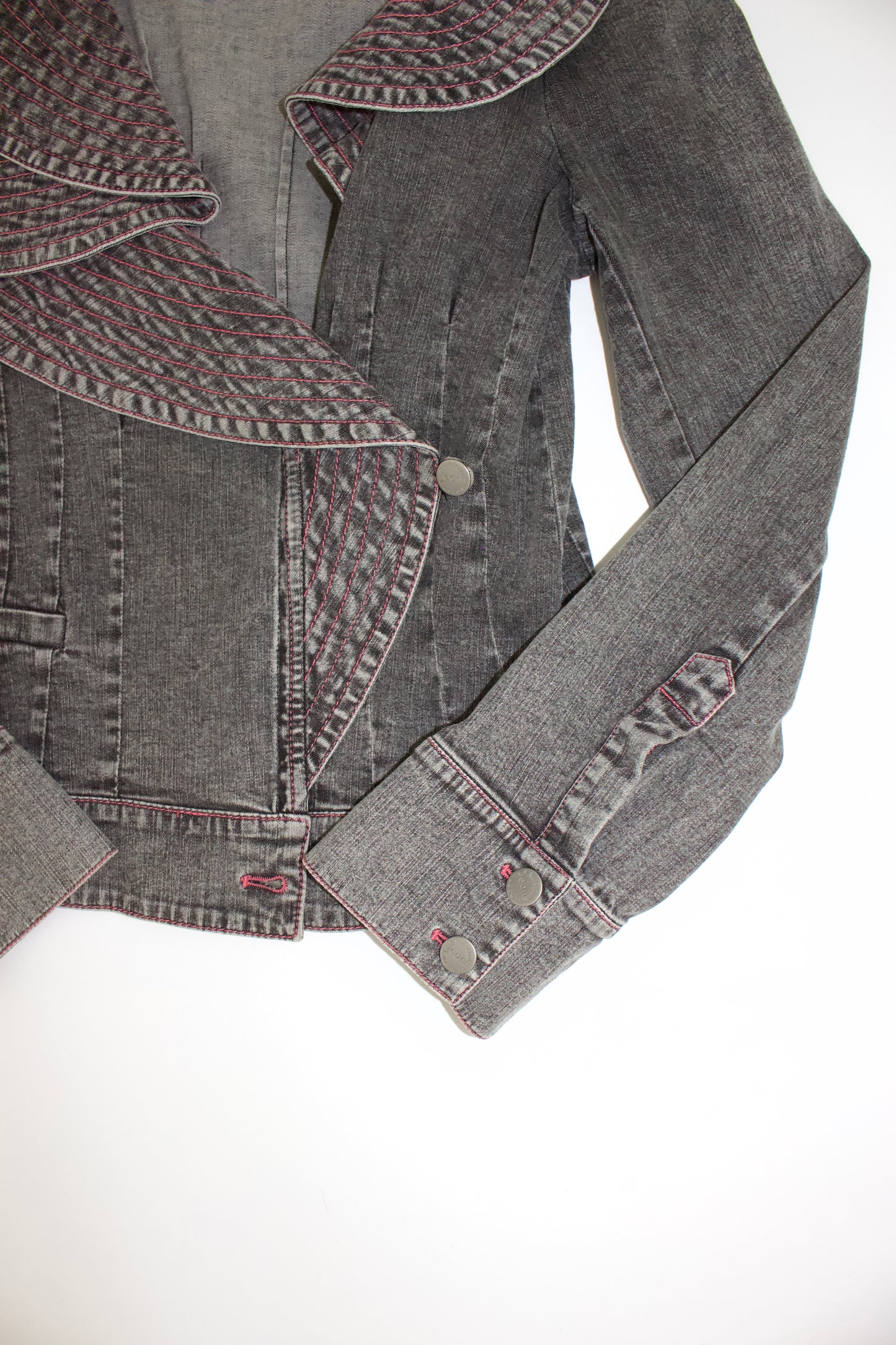 Christian Lacroix grey denim jacket
