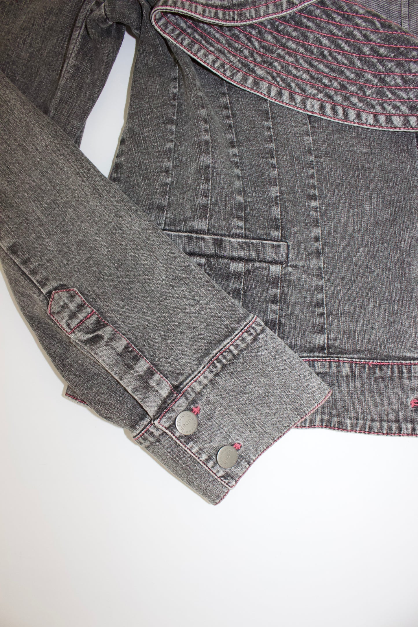 Christian Lacroix grey denim jacket