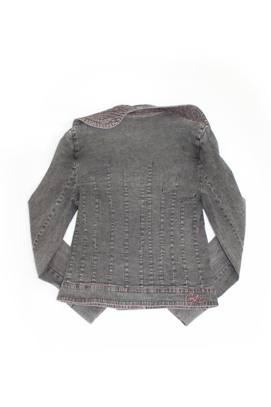 Christian Lacroix grey denim jacket